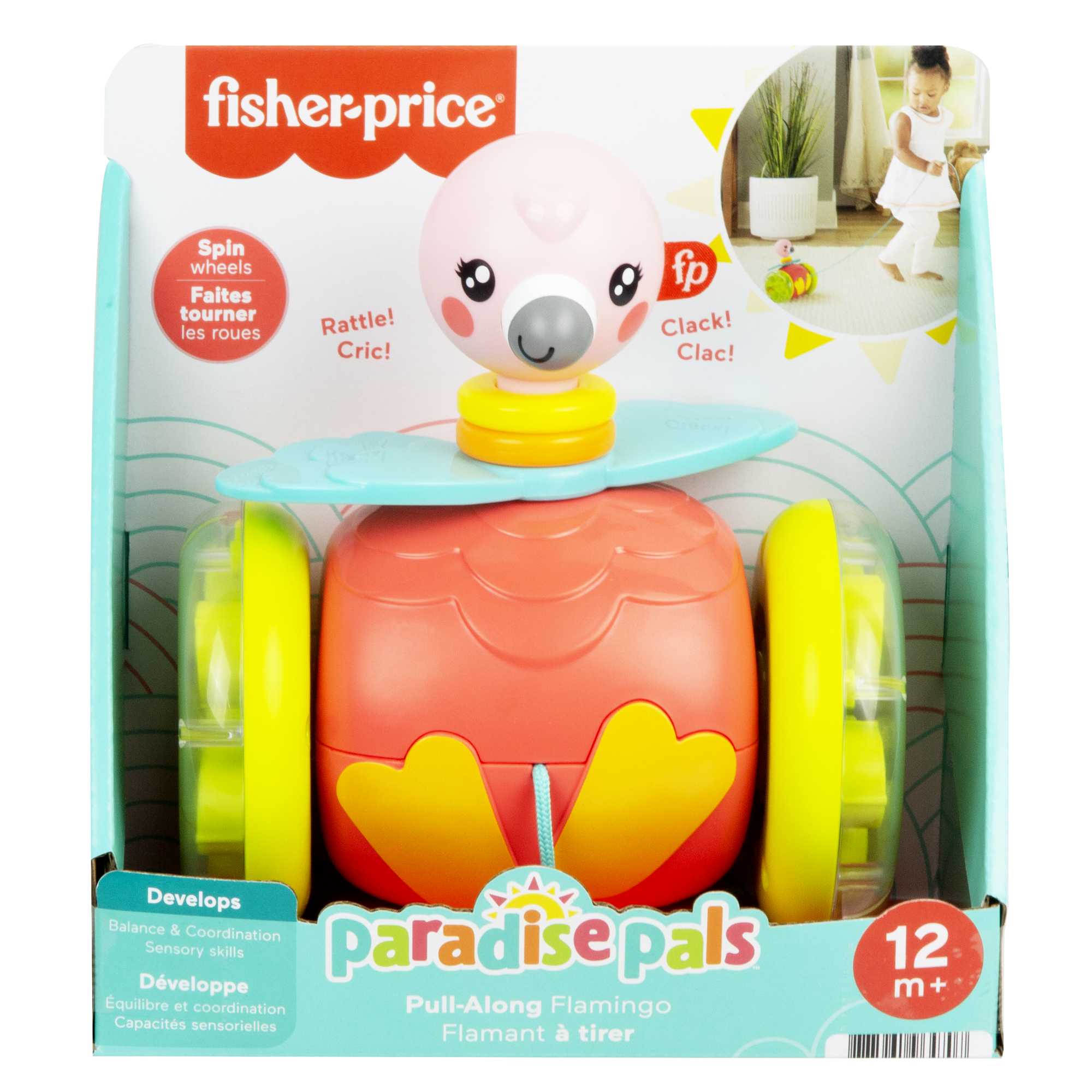 Fisher-Price Paradise Pals Pull-Along Flamingo