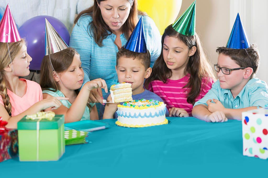 54 In. x 300 Ft. Cut To Size Table Roll | Turquoise