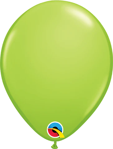 11 inch Qualatex Lime Green Latex Balloons 100ct