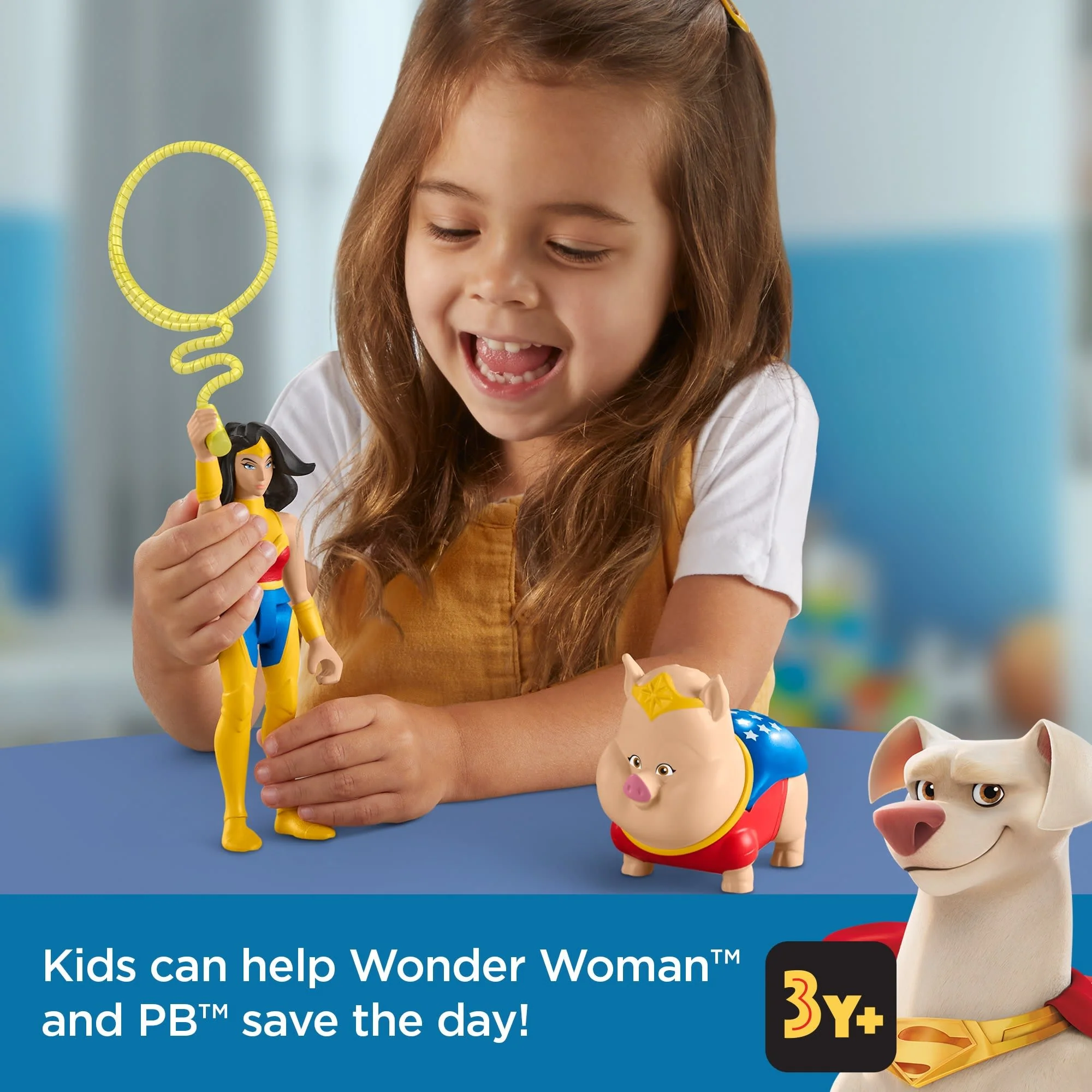 Fisher-Price DC League Of Super-Pets Wonder Woman & PB