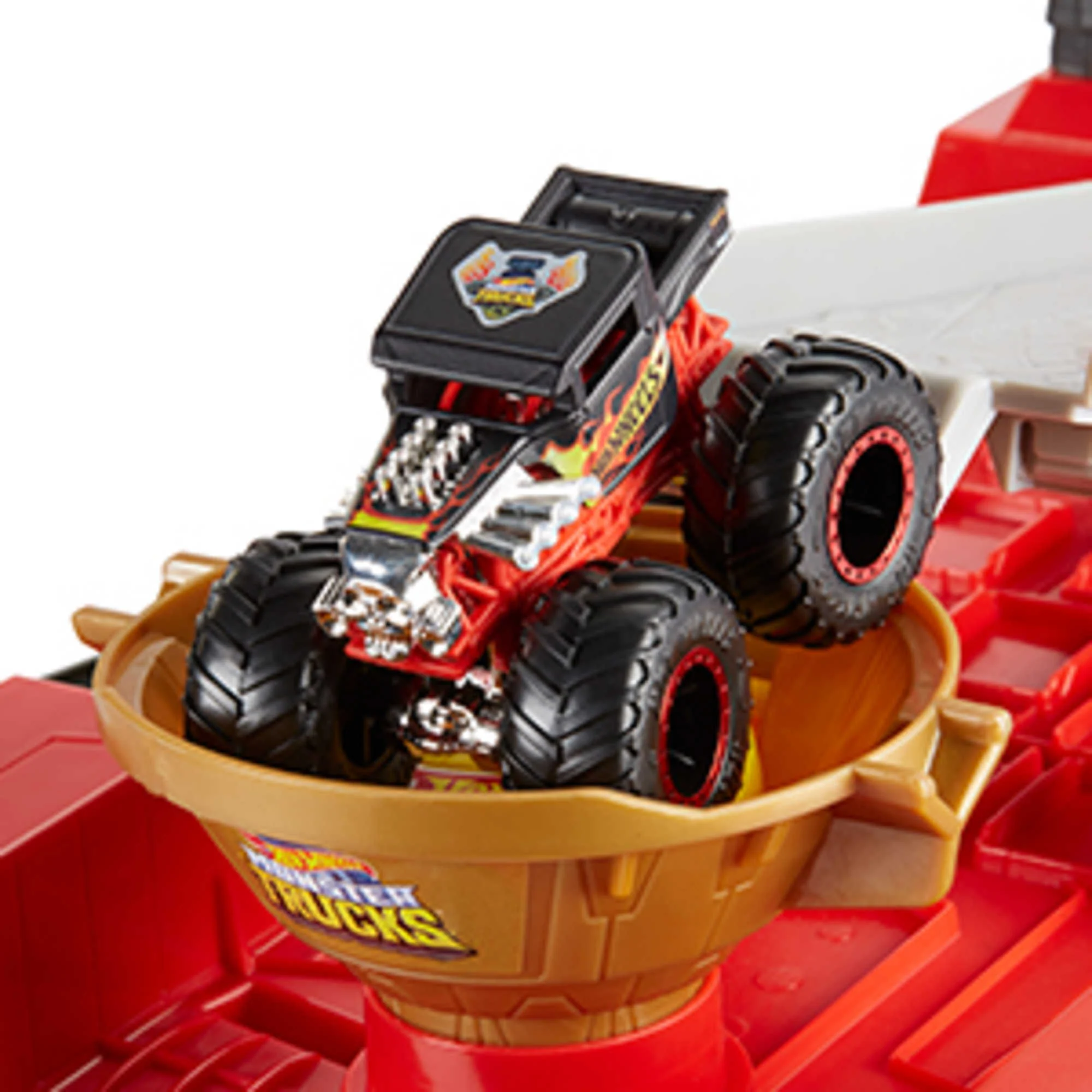 Hot Wheels Monster Trucks Coffret de Jeu Course de descente