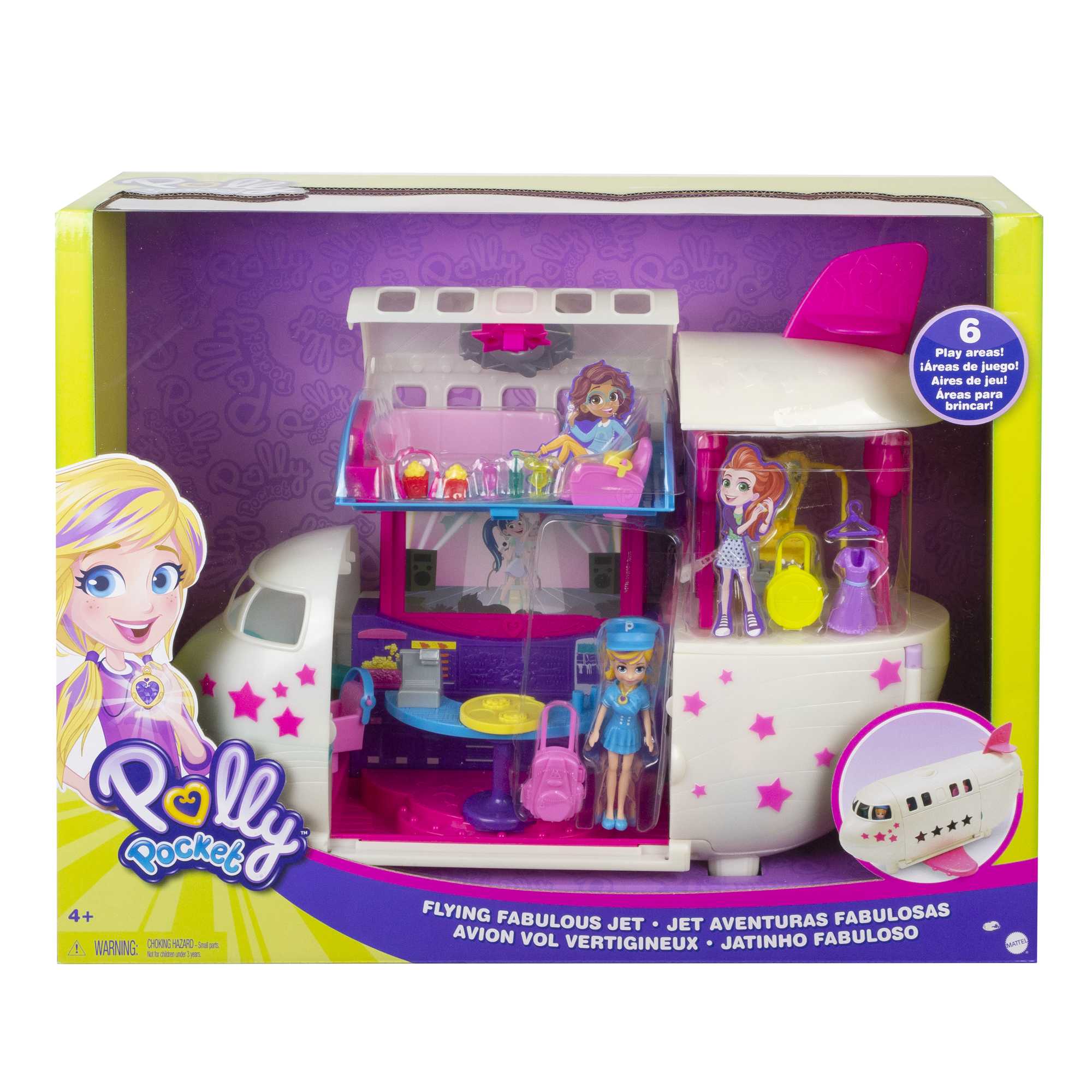 Polly Pocket Flying Fabulous Jet