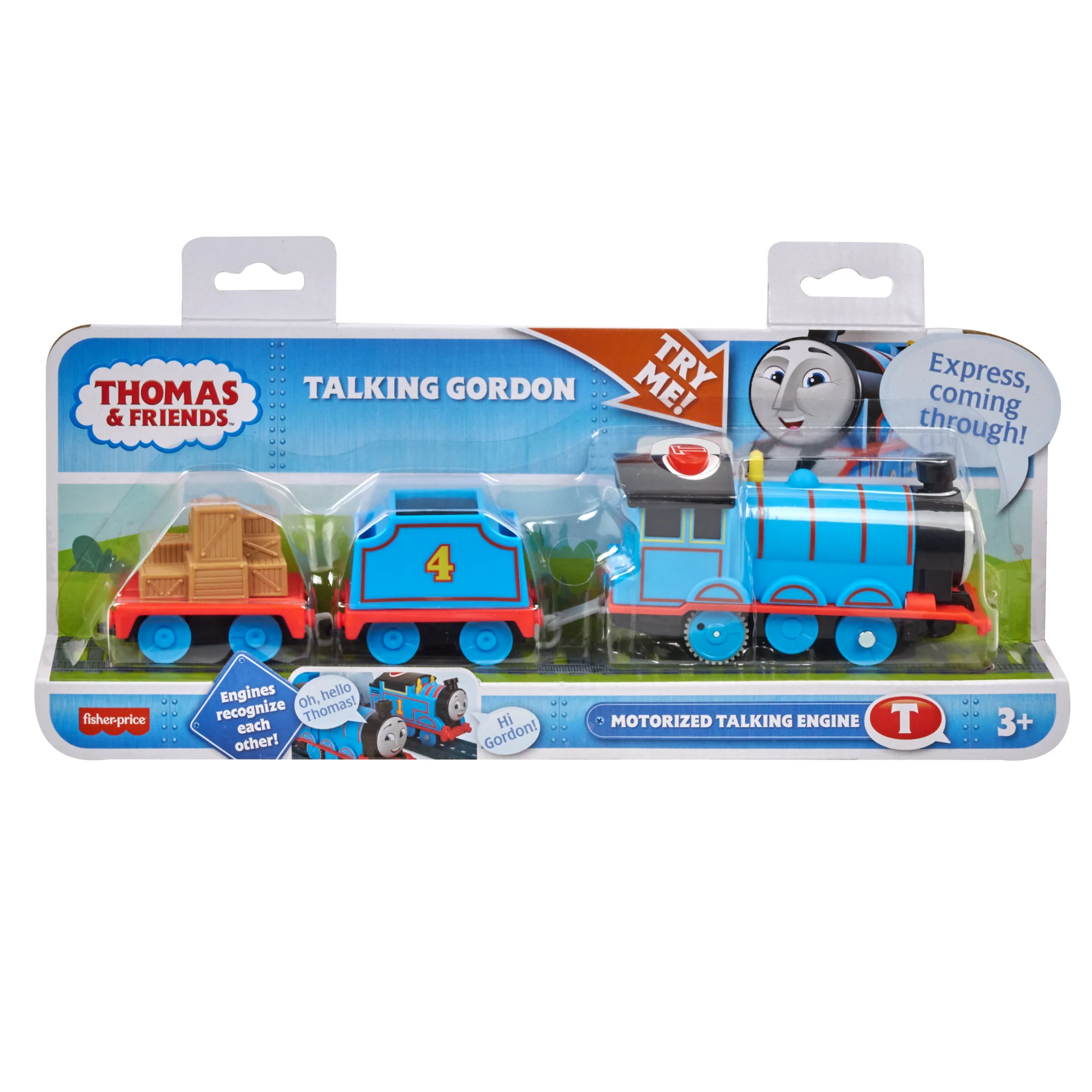 Thomas & Friends Talking Gordon Toy Train, Motorized Engine With Phrases & Sounds