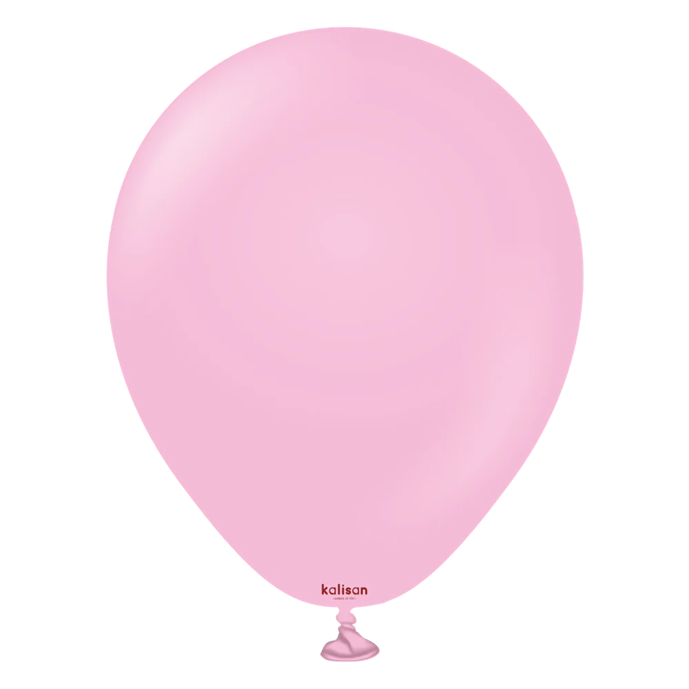 5 inch Kalisan Standard Candy Pink Latex Balloons 100ct