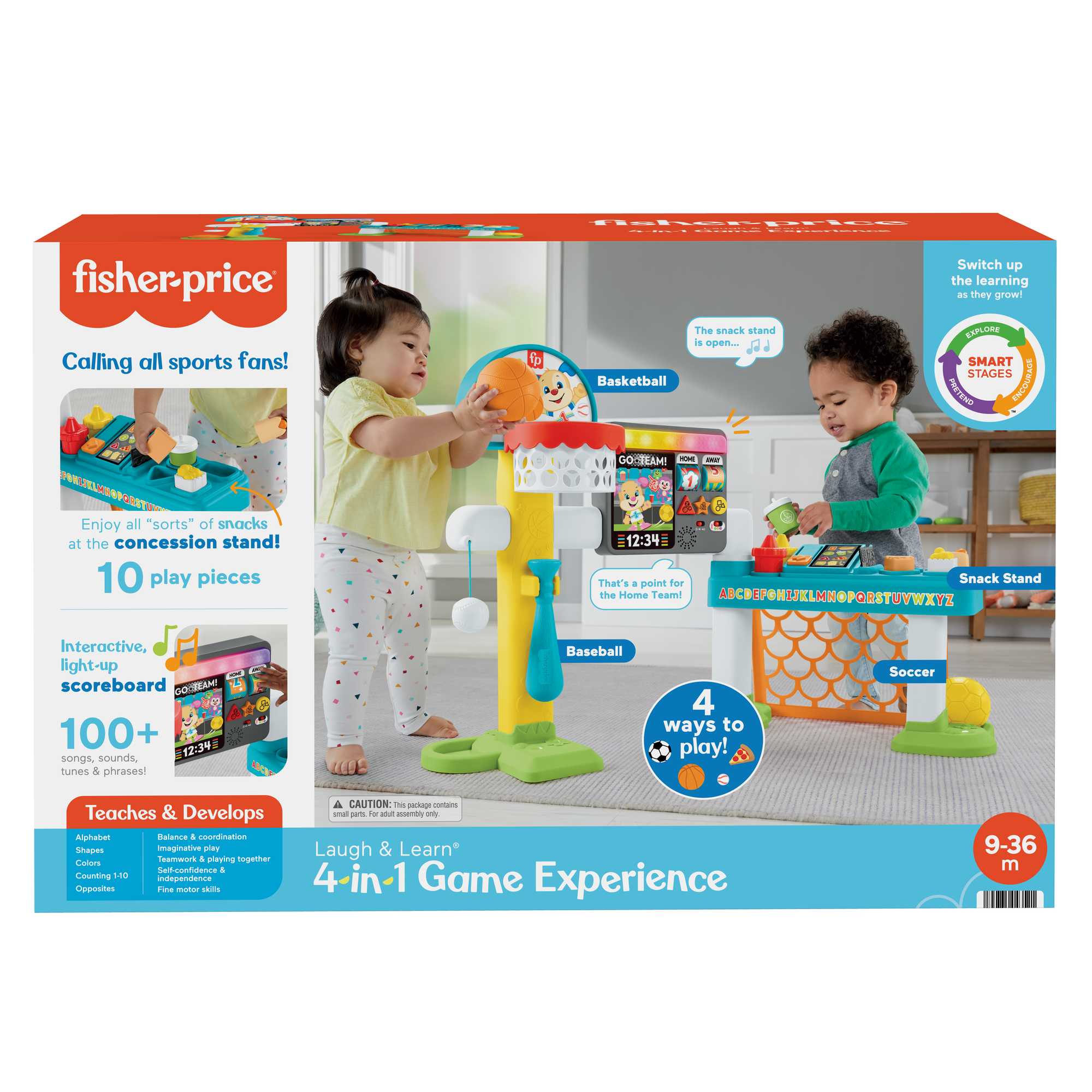 Fisher-Price Laugh & Learn  4-in-1 Game Experience - French Version