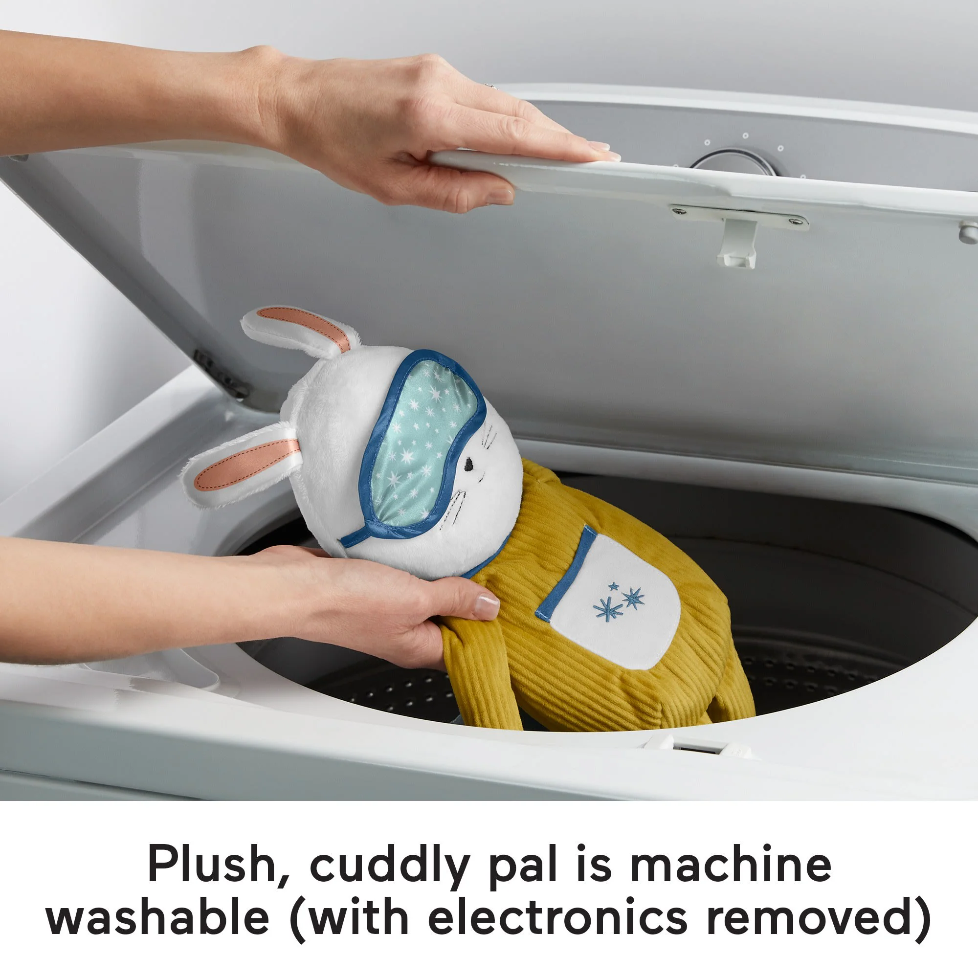 Fisher-Price Hoppy Dreams Soother & Sleep Trainer Plush Musical Toy For Toddlers