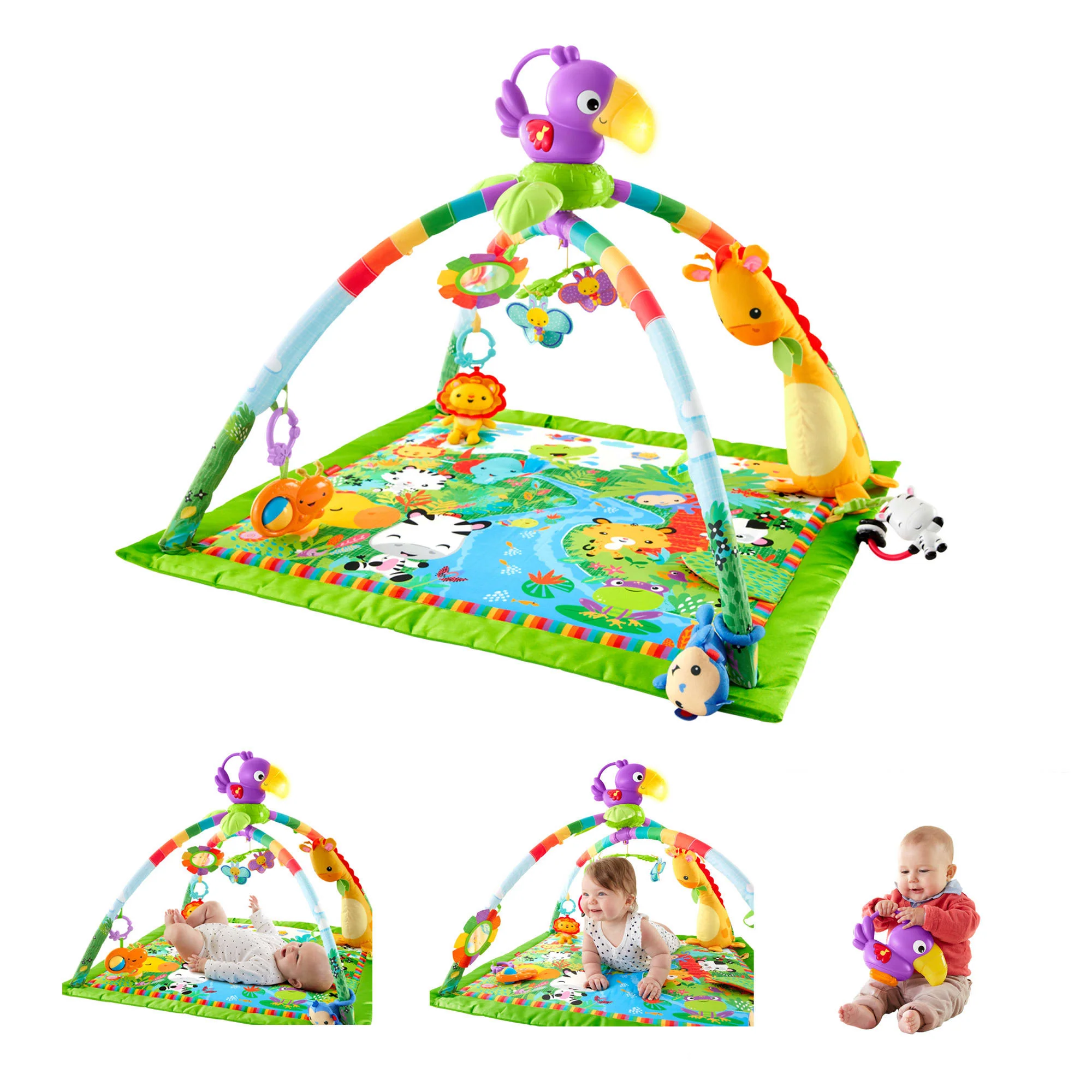 Fisher-Price Rainforest Music & Lights Deluxe Gym