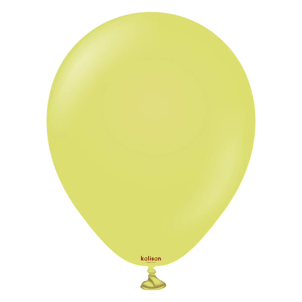 5 inch Kalisan Retro Olive Latex Balloons 100ct