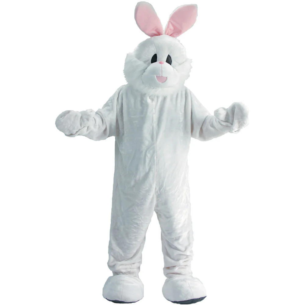 White Rabbit Easter Bunny Mascot Costume