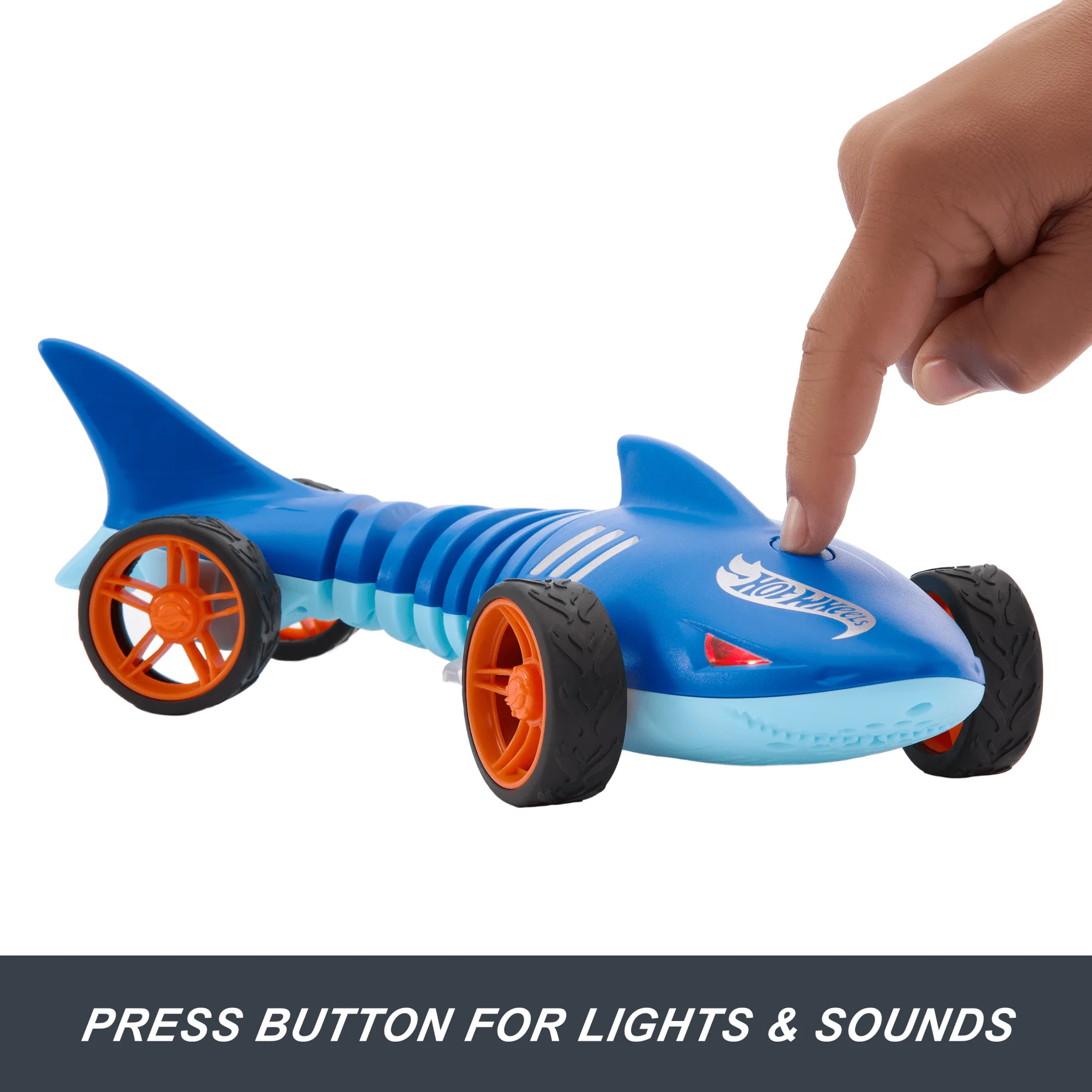 Hot Wheels RC 1:15 Scale Shark Speeder, Battery-Powered Remote-Control Vehicle