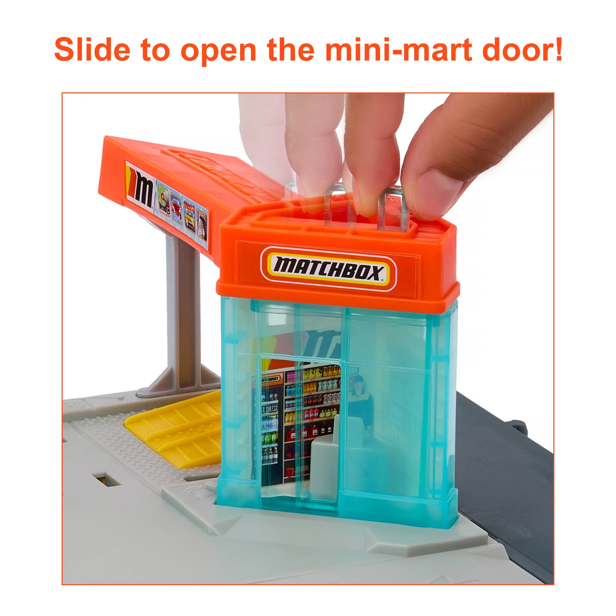 Matchbox Cars Playsets, Super Clean Carwash With 1 Matchbox Car