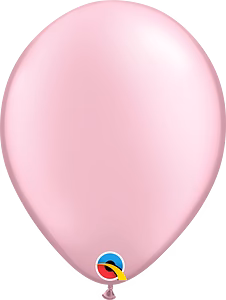 Qualatex 11 Inch Pearl Pink Latex Balloons 100ct