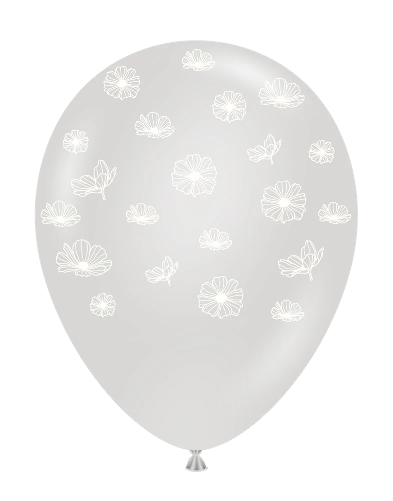 Tuftex Petals Print 11 inch Latex Balloons 25ct
