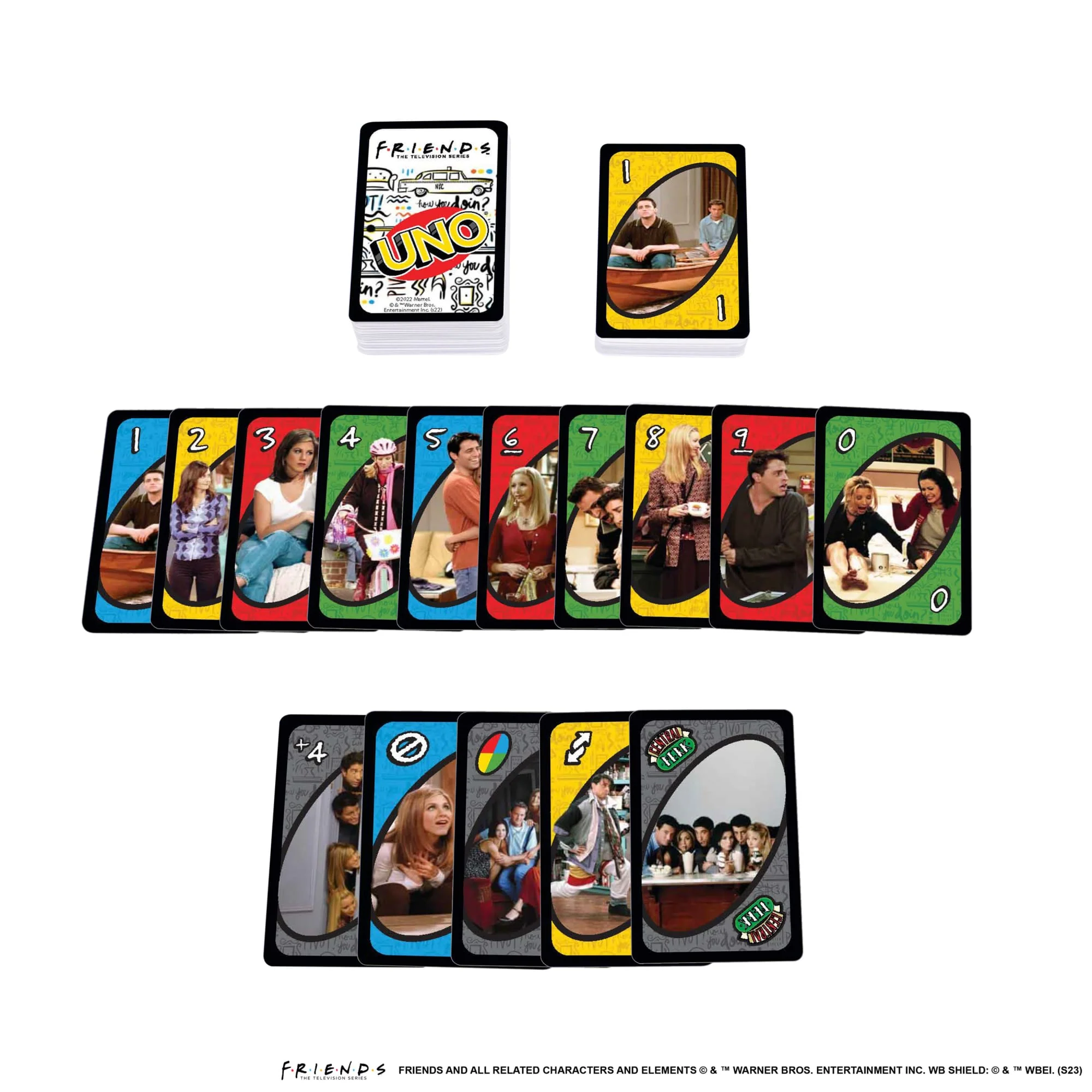 UNO Friends Card Game For Family, Adult & Party Nights, Collectible inspired By TV Series