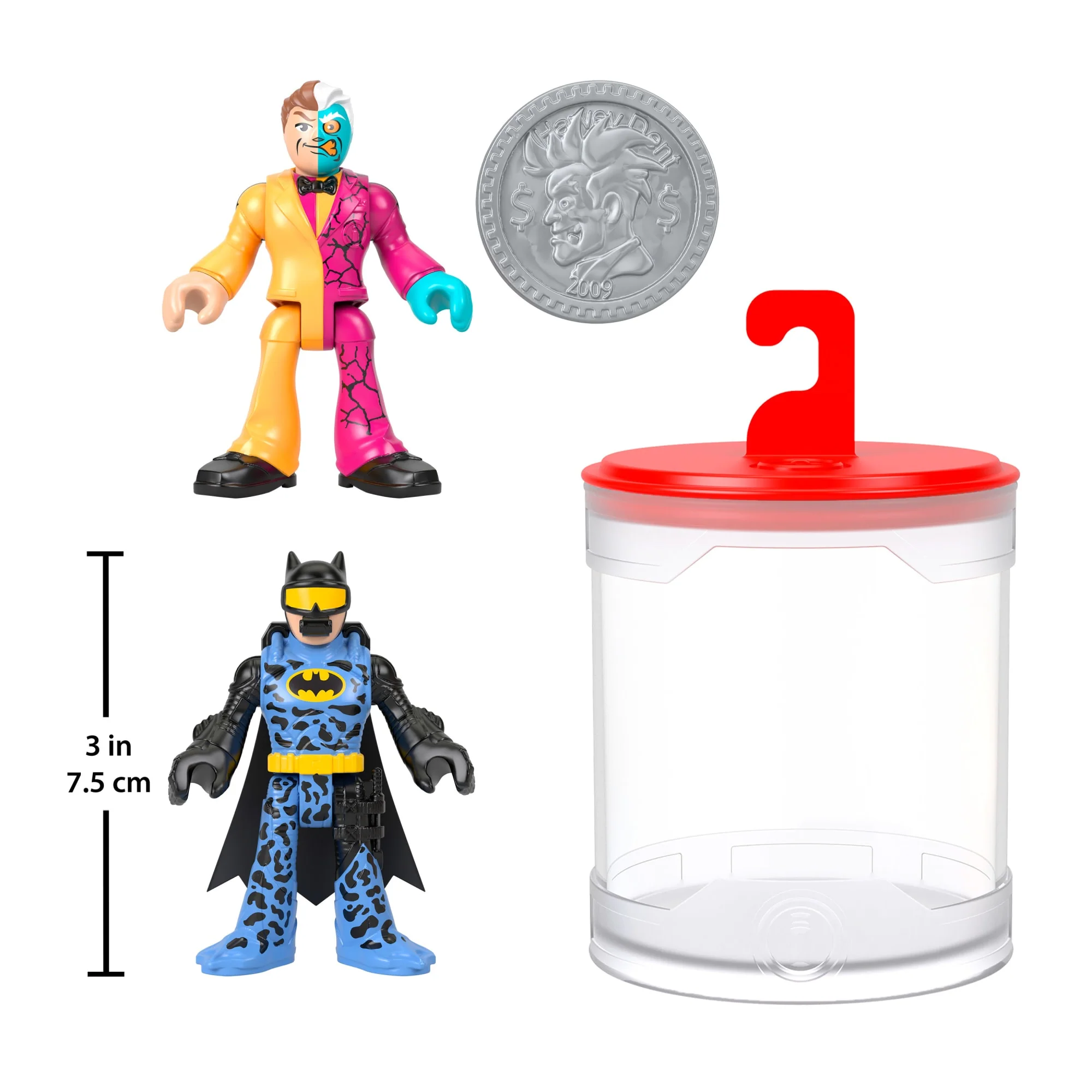 Imaginext DC Super Friends Batman Figure Set Collection With Color-Changing Action, Preschool Toys