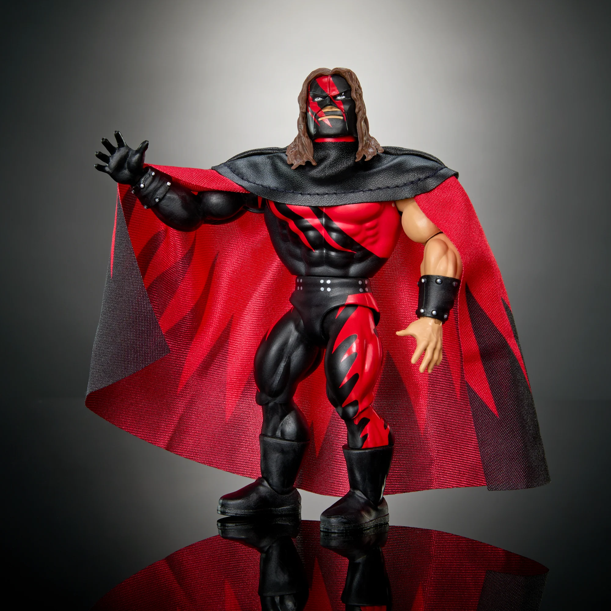 WWE Superstars Kane Action Figure & Accessories Set, 6-inch Retro Collectible With Articulation