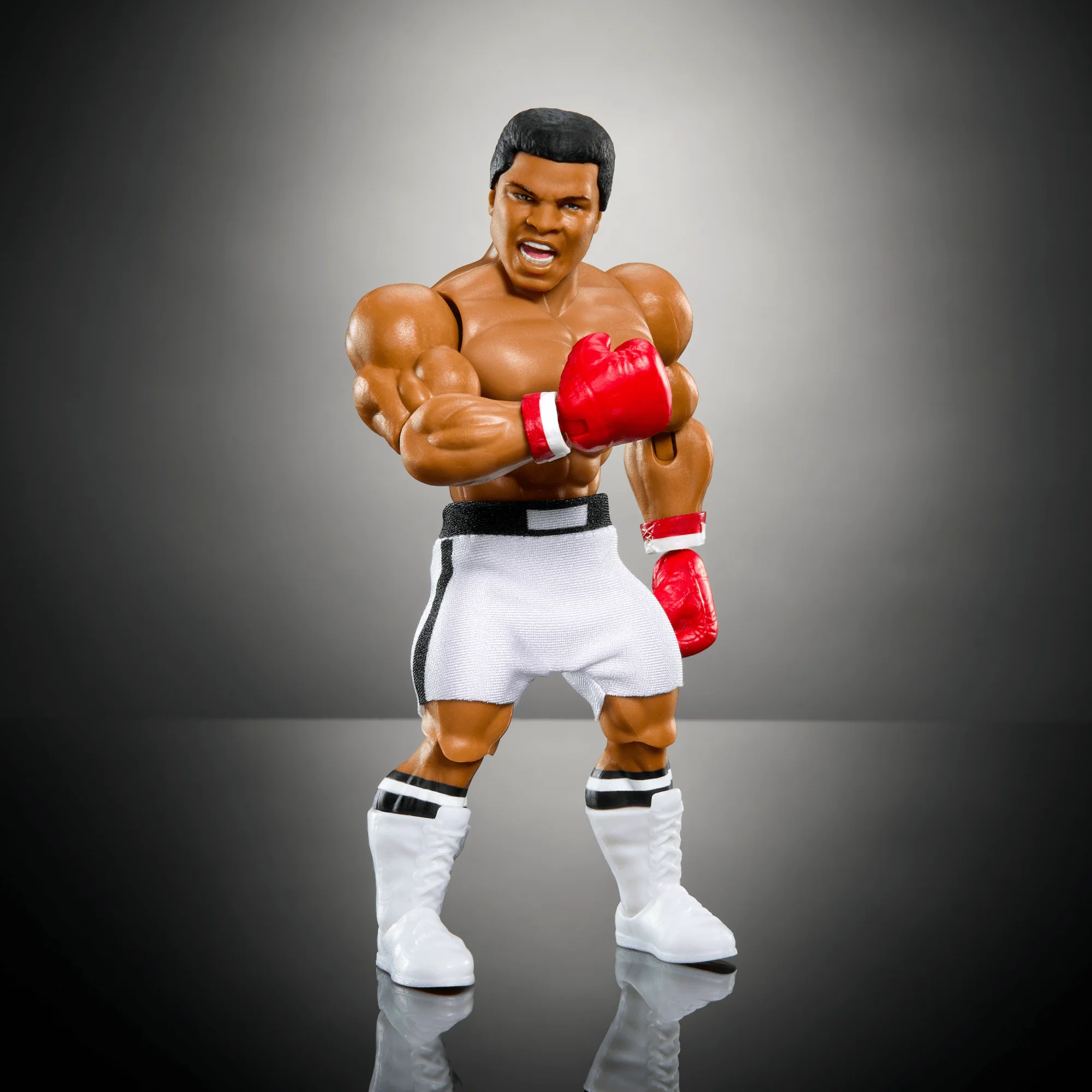 WWE Superstars Muhammad Ali Action Figure & Accessories Set, 6-inch Retro Collectible With Articulation