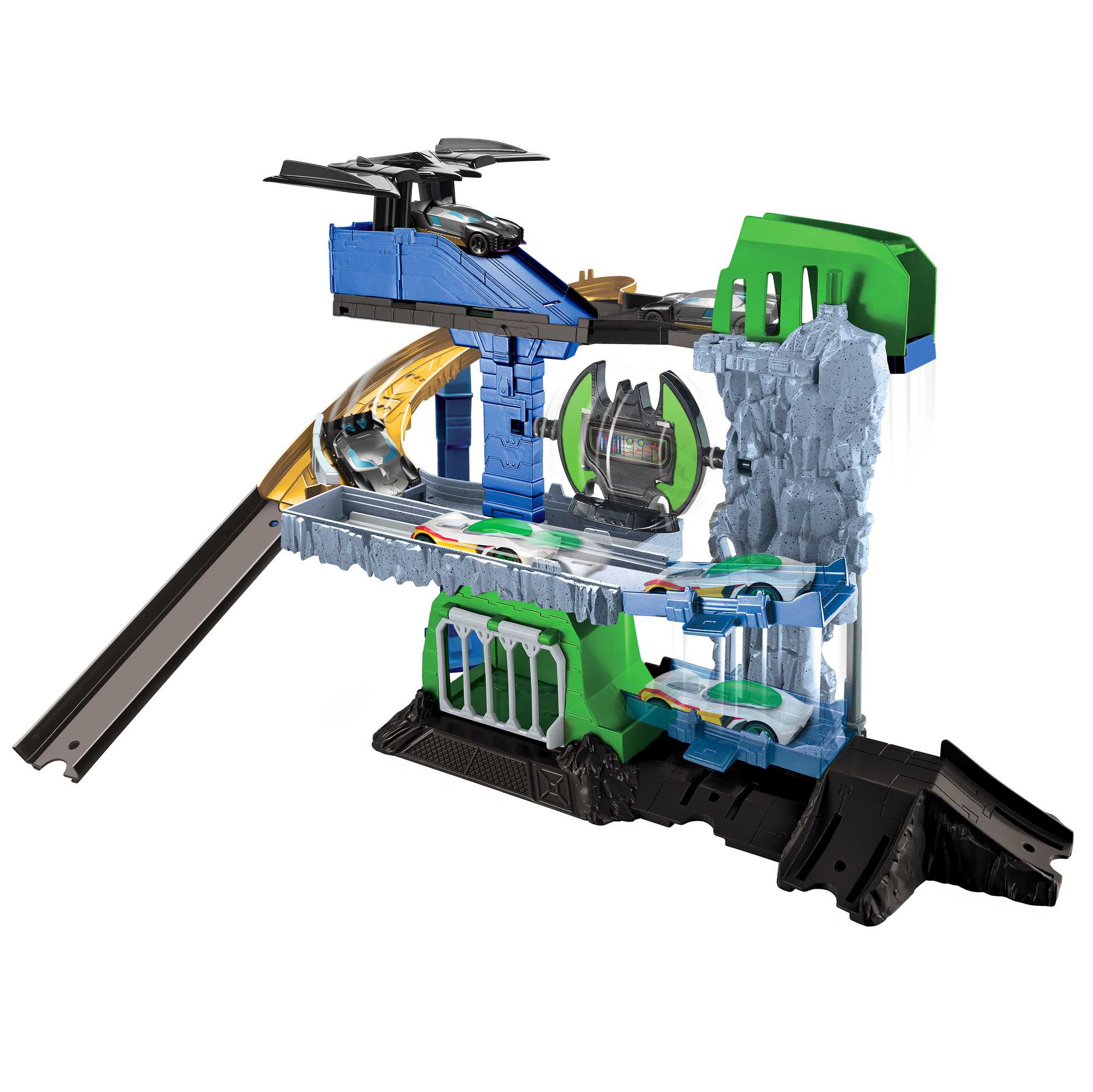 Hot Wheels DC Batcave Playset With Character Car, Gift For Kids 4 To 8 Years Old