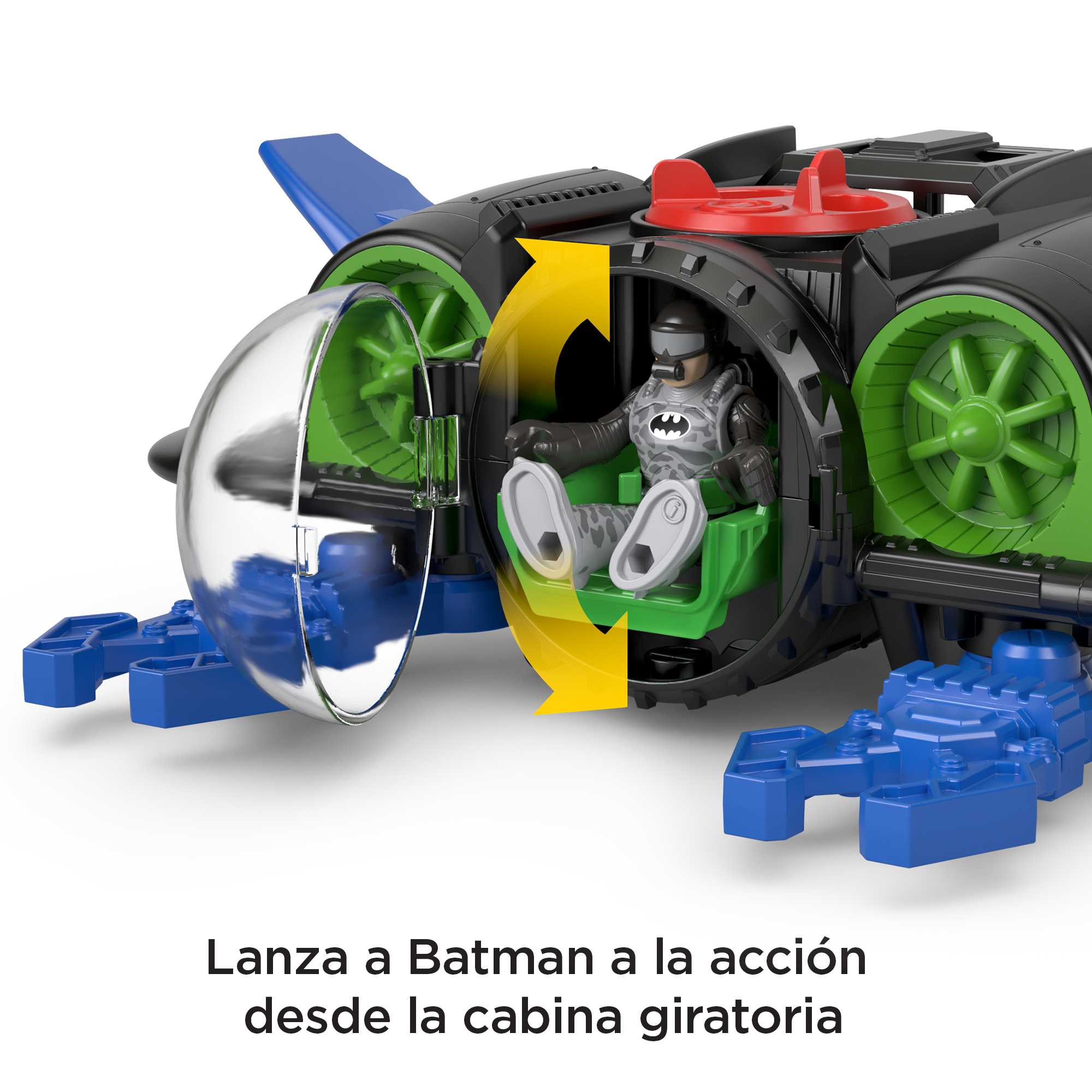 Imaginext DC Super Friends Batsub Vehicle And Figures Playset