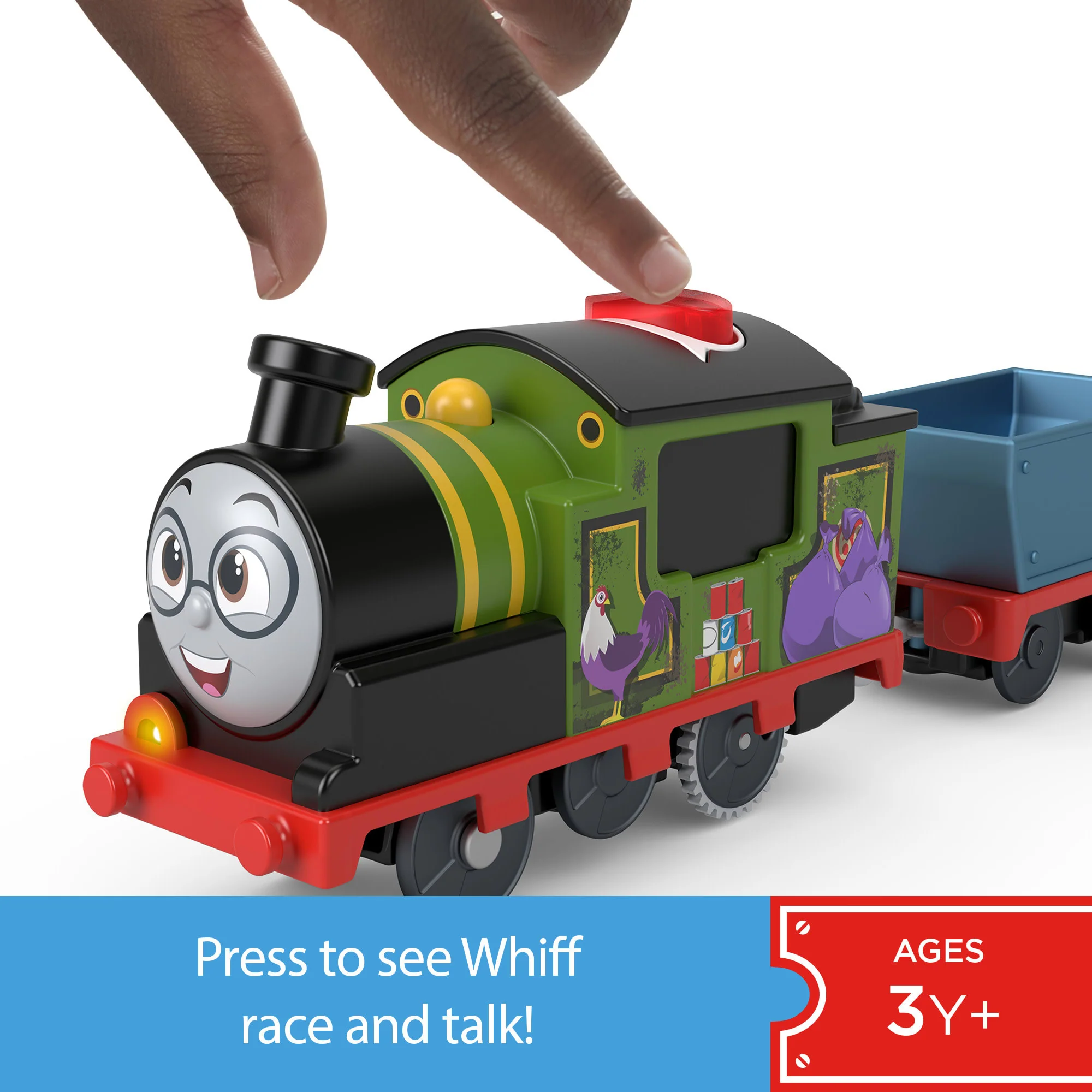 Thomas & Friends Talking Whiff Toy Train, Motorized Engine With Phrases & Sounds