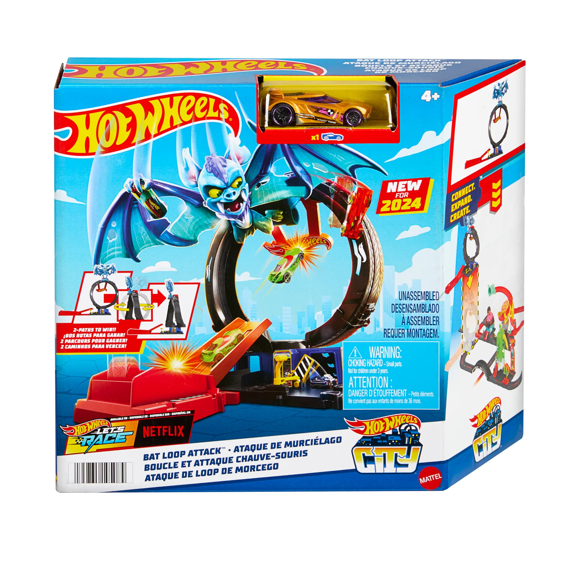 Hot Wheels Let's Race Netflix - Bat Loop Attack