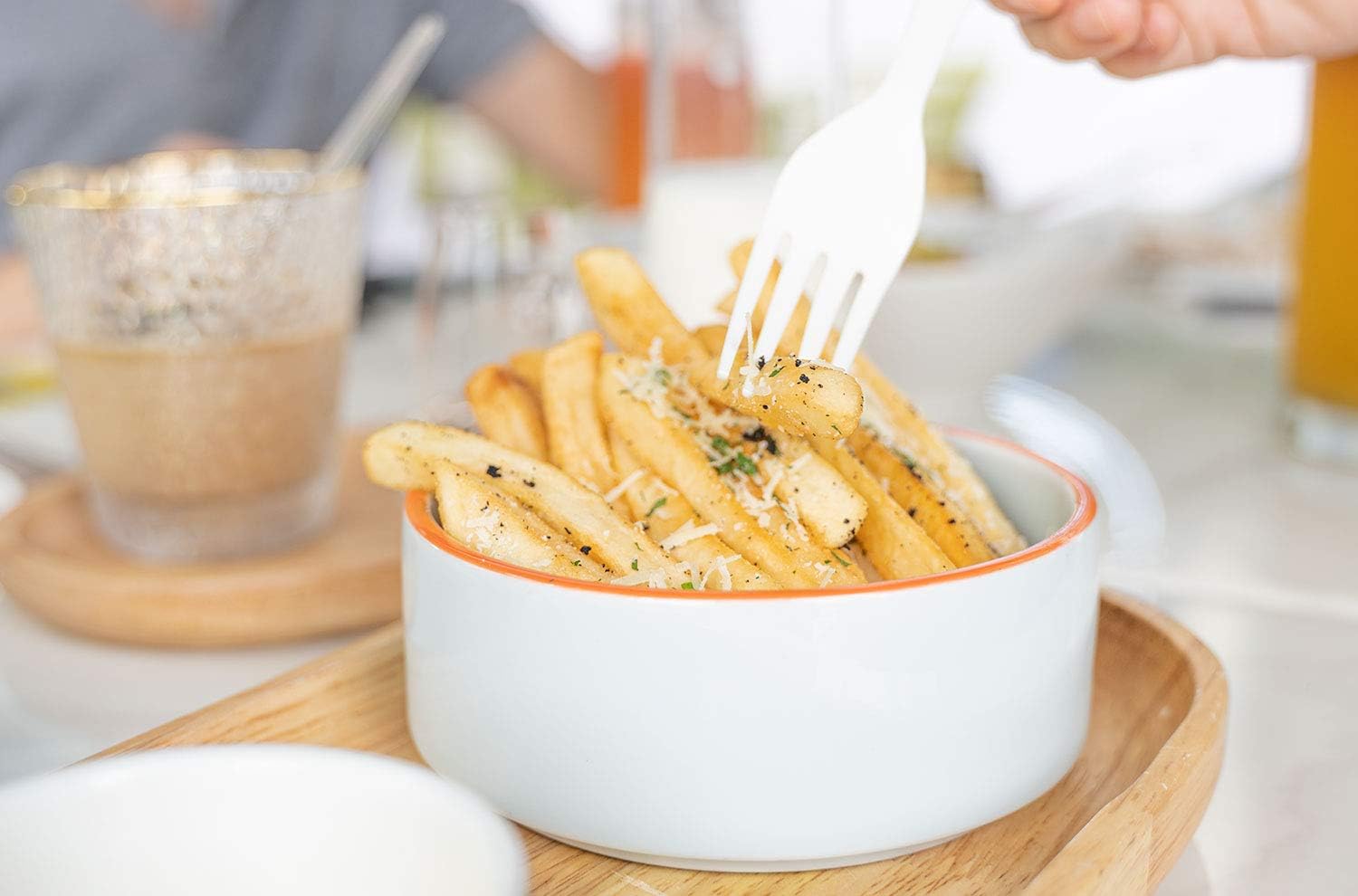 POSATE Clear Knives, Heavy-Duty Crystal (100 Knives)