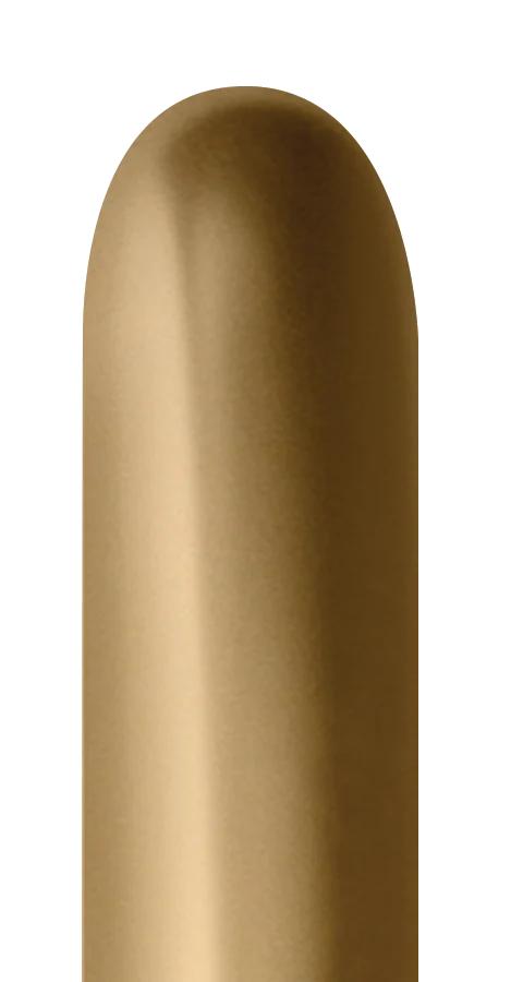 260 Sempertex Reflex Gold Latex Balloon 50ct