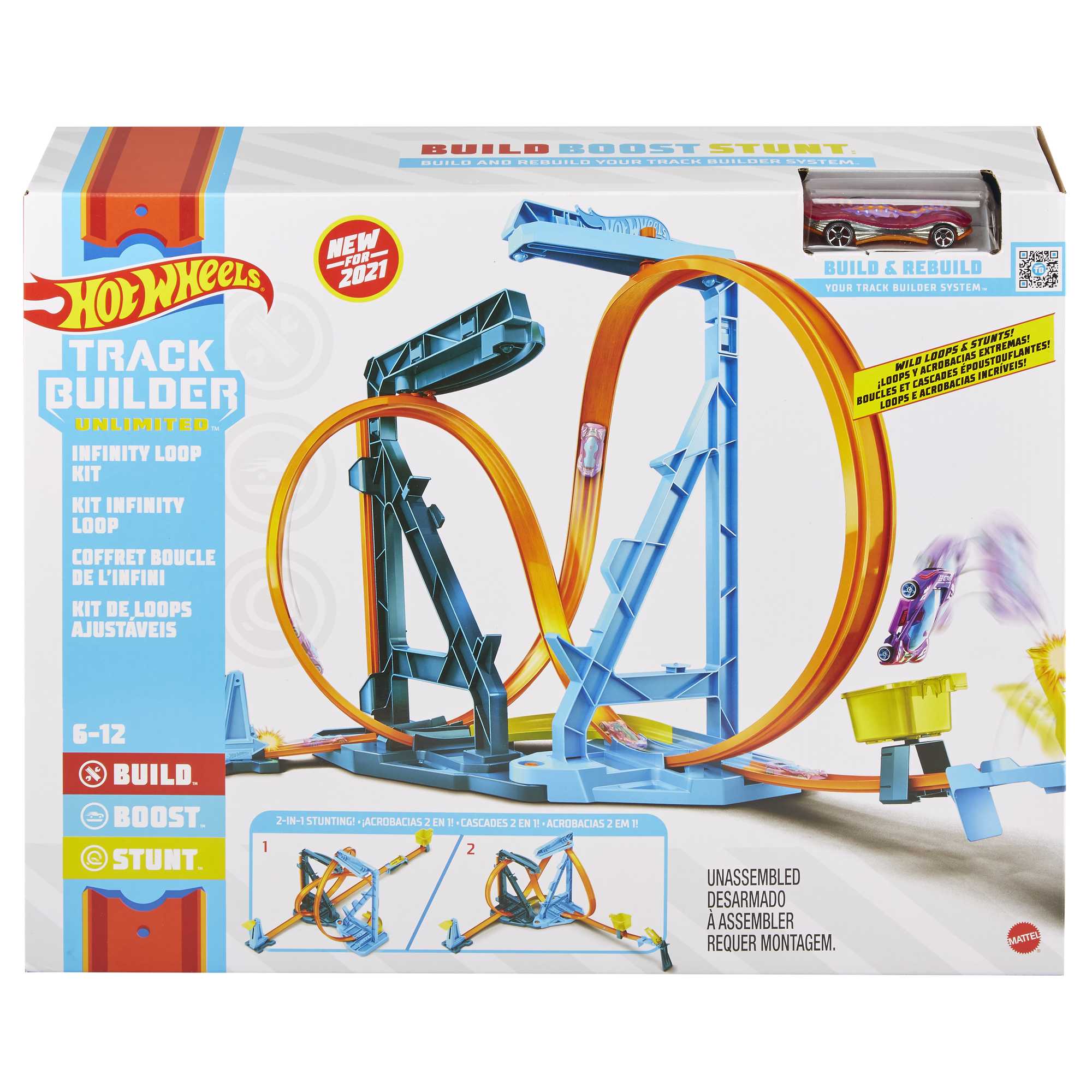 Hot Wheels Track Builder Unlimited infinity Loop Kit
