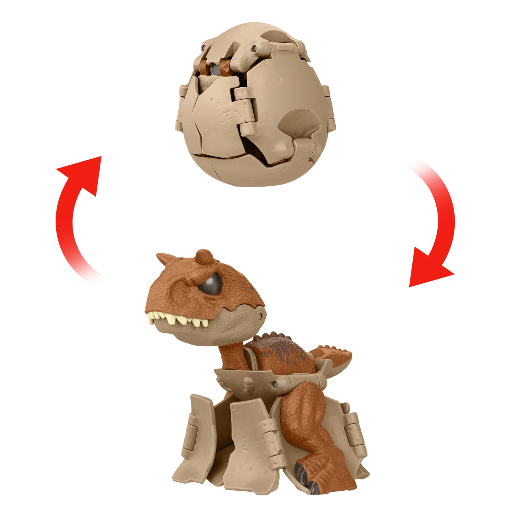 Jurassic World Egg To Carnotaurus Dinosaur Transforming Toy Hidden Hatchers