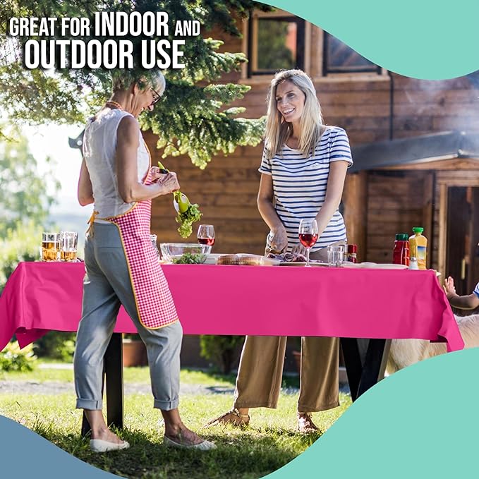 40 In. x 100 Ft. Hot Pink Table Roll