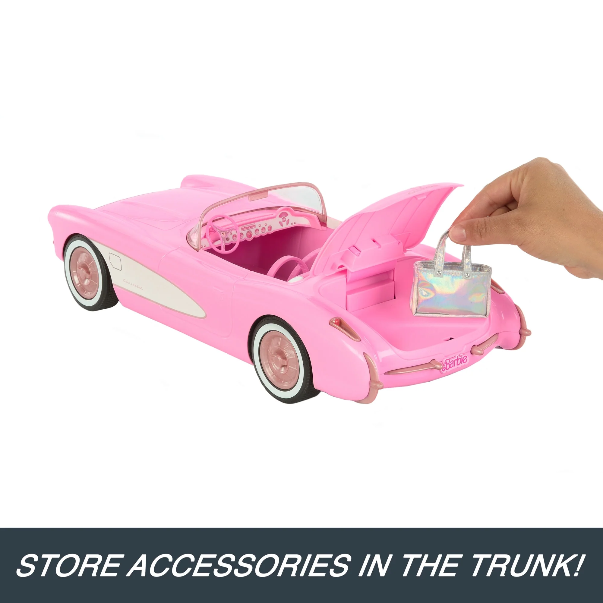 Hot Wheels RC Barbie Corvette, Remote Control Corvette From Barbie The Movie