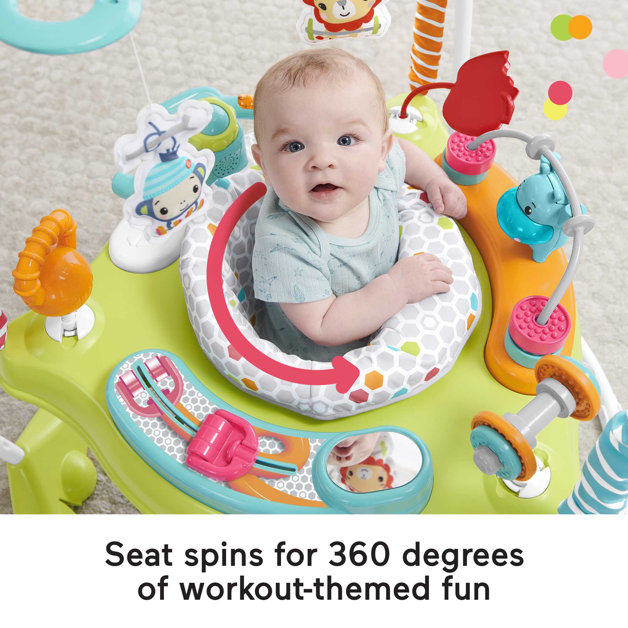 Fisher-Price Fitness Fun Folding Jumperoo Activity Center