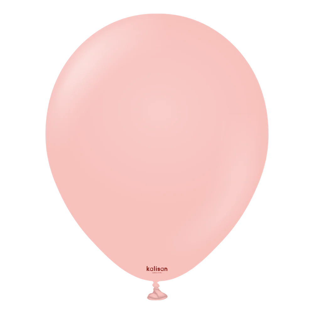 12 inch Kalisan Standard Baby Pink Latex Balloons 100ct