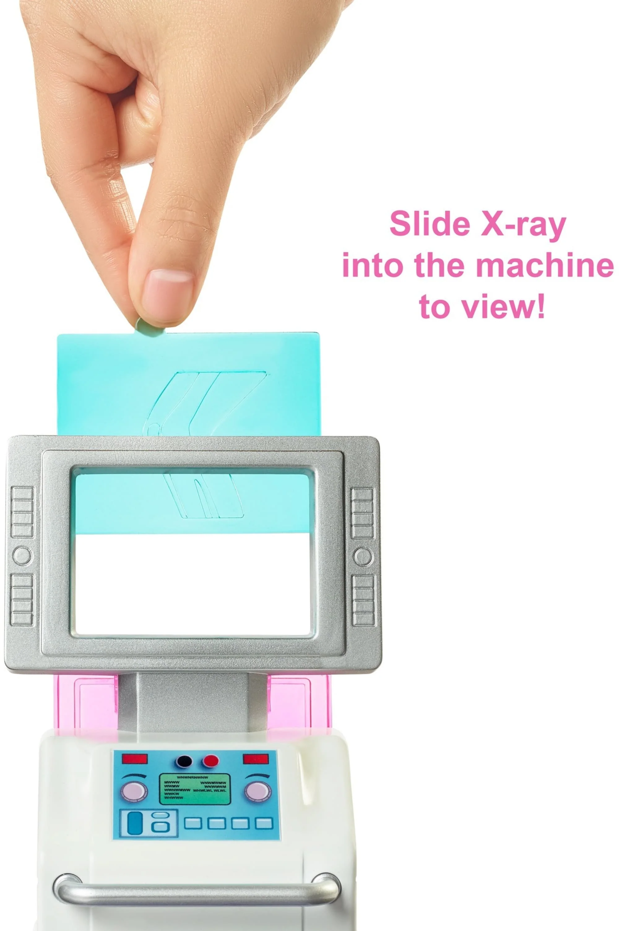 Barbie Fast Cast Clinic Playset With Brunette Barbie Doctor Doll, 4 Play Areas, 30+ Play Pieces