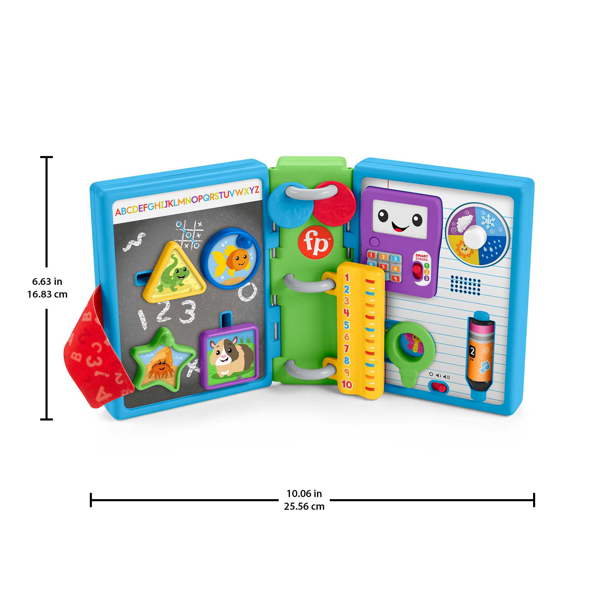 Fisher-Price Laugh & Learn 123 Schoolbook Electronic Infant Activity Toy