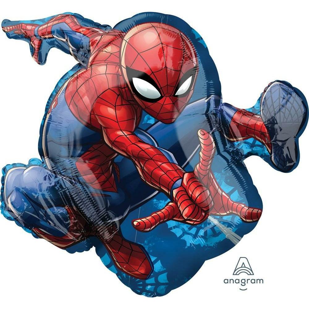 Anagram Spiderman 29 inch Shape Foil Balloon 1ct