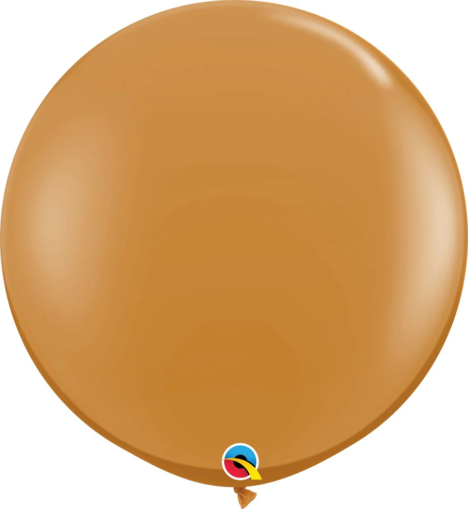 36 inch Qualatex Mocha Brown Latex Balloons 2ct
