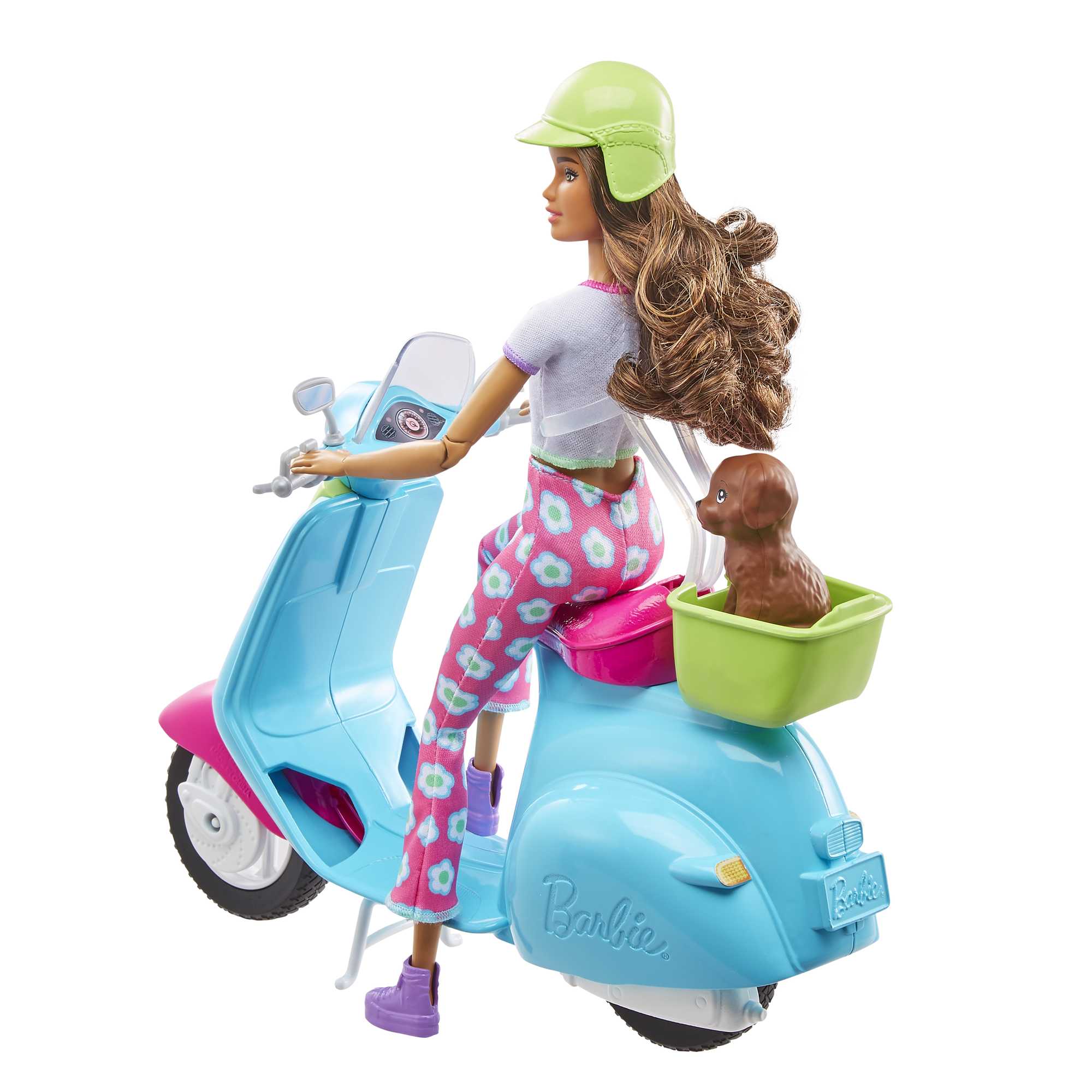 Barbie Fashionistas Doll And Scooter Travel Playset