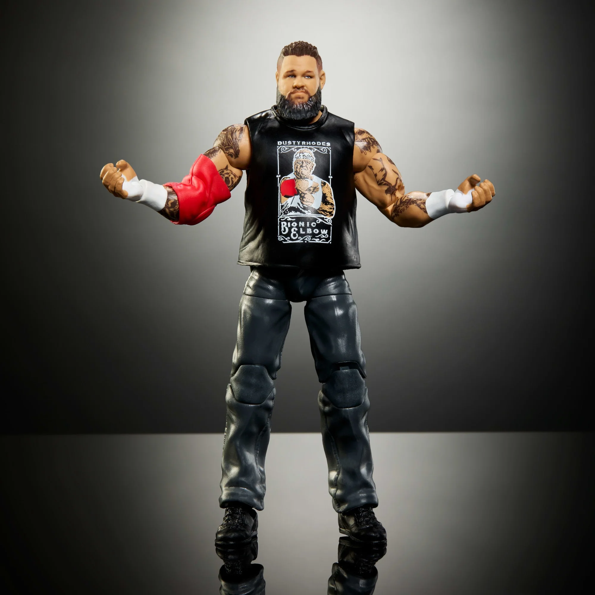 WWE Elite Collection Premium Live Event Kevin Owens Action Figure & Accessories, Build-A-Figure Pieces