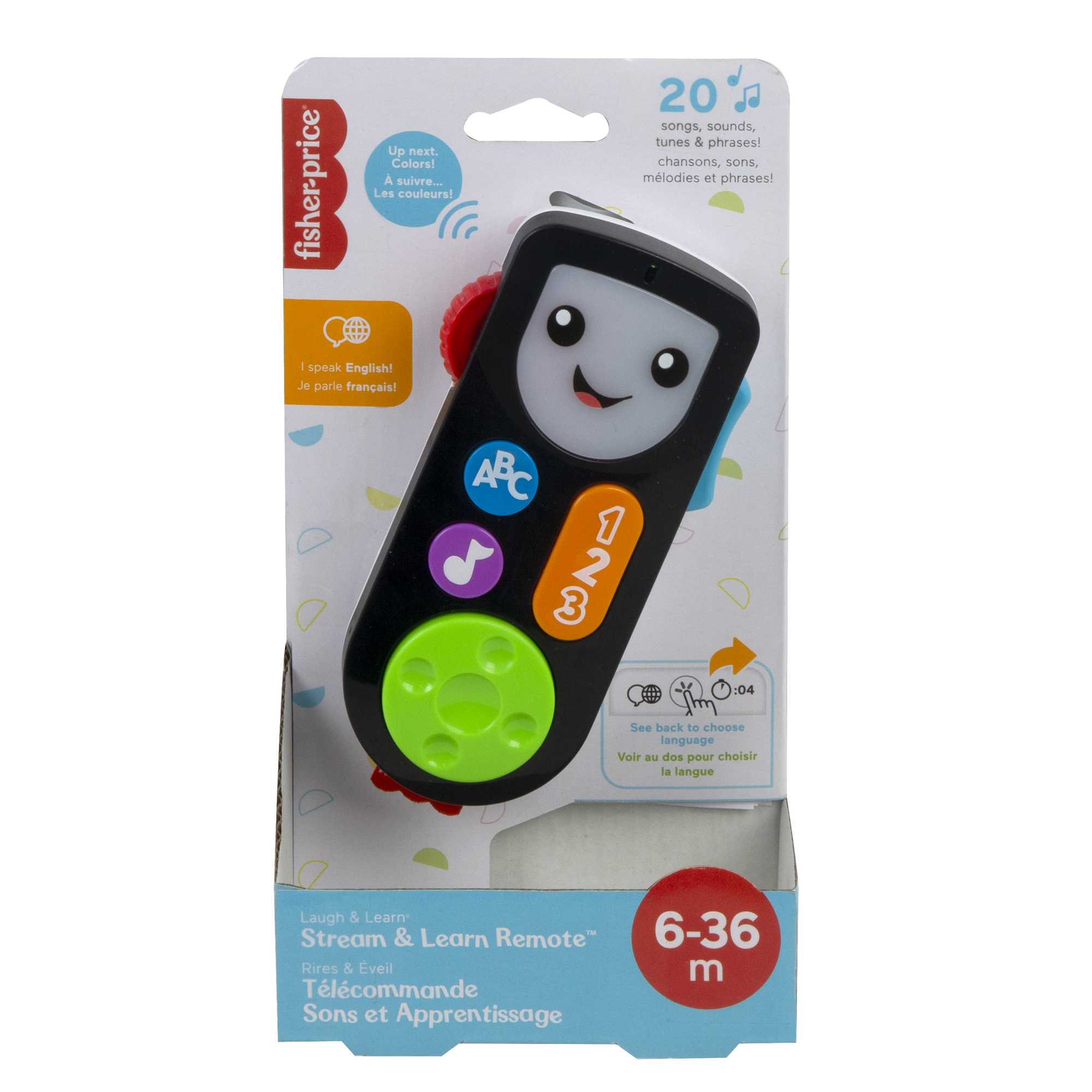 Fisher-Price Laugh & Learn Stream & Learn Remote - English & French Version