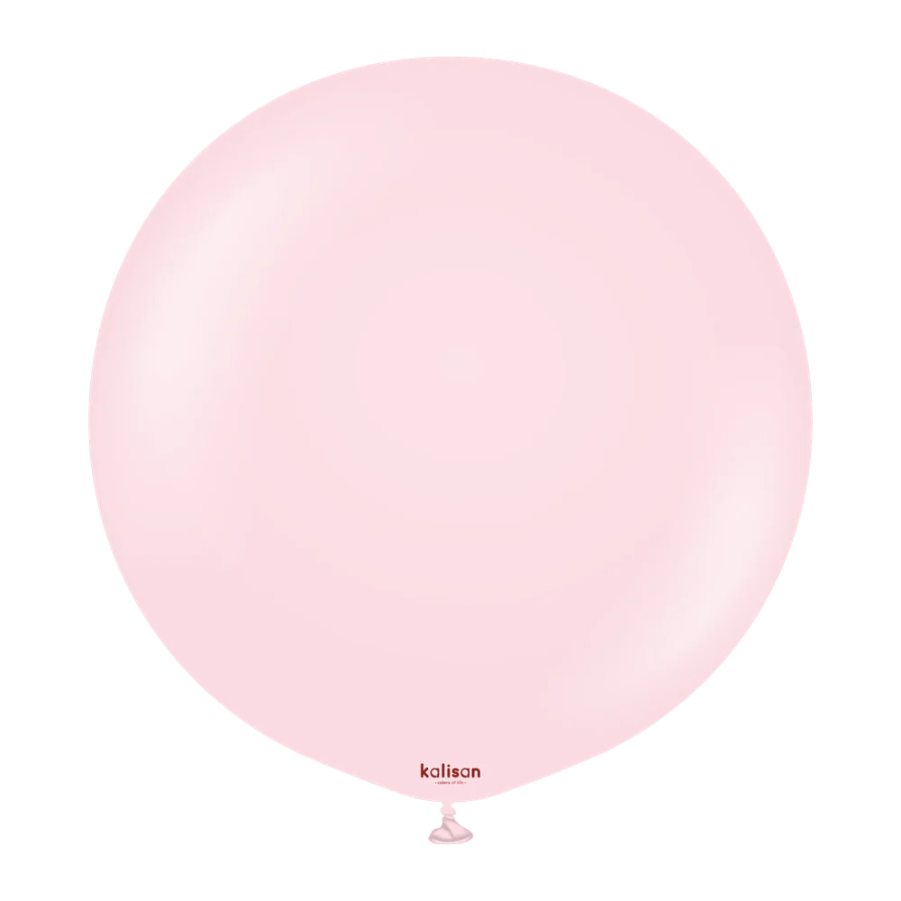 24 inch Kalisan Standard Light Pink Latex Balloons 2ct
