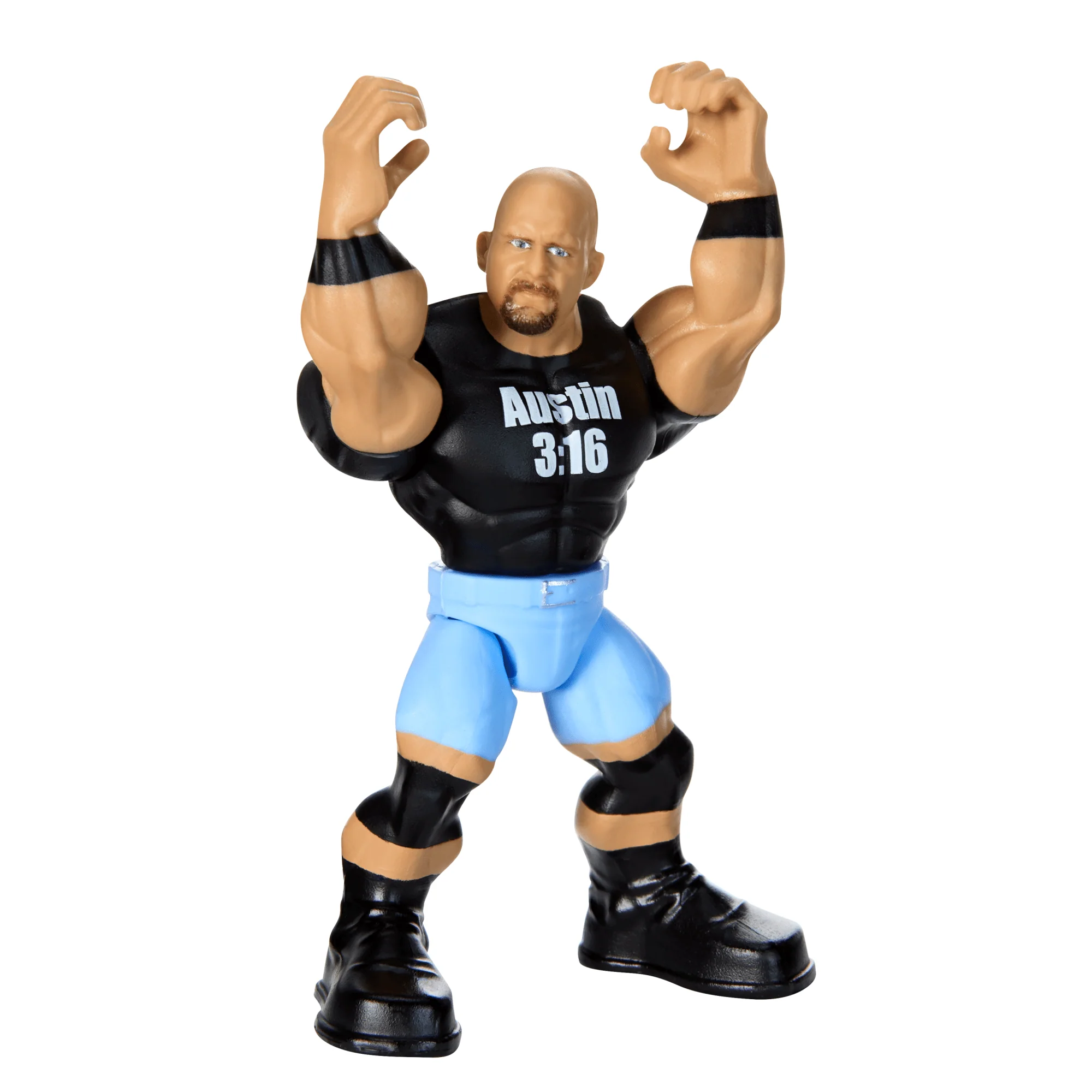 WWE Action Figure Knuckle Crunchers ��Stone Cold�� Steve Austin With Battle Accessory