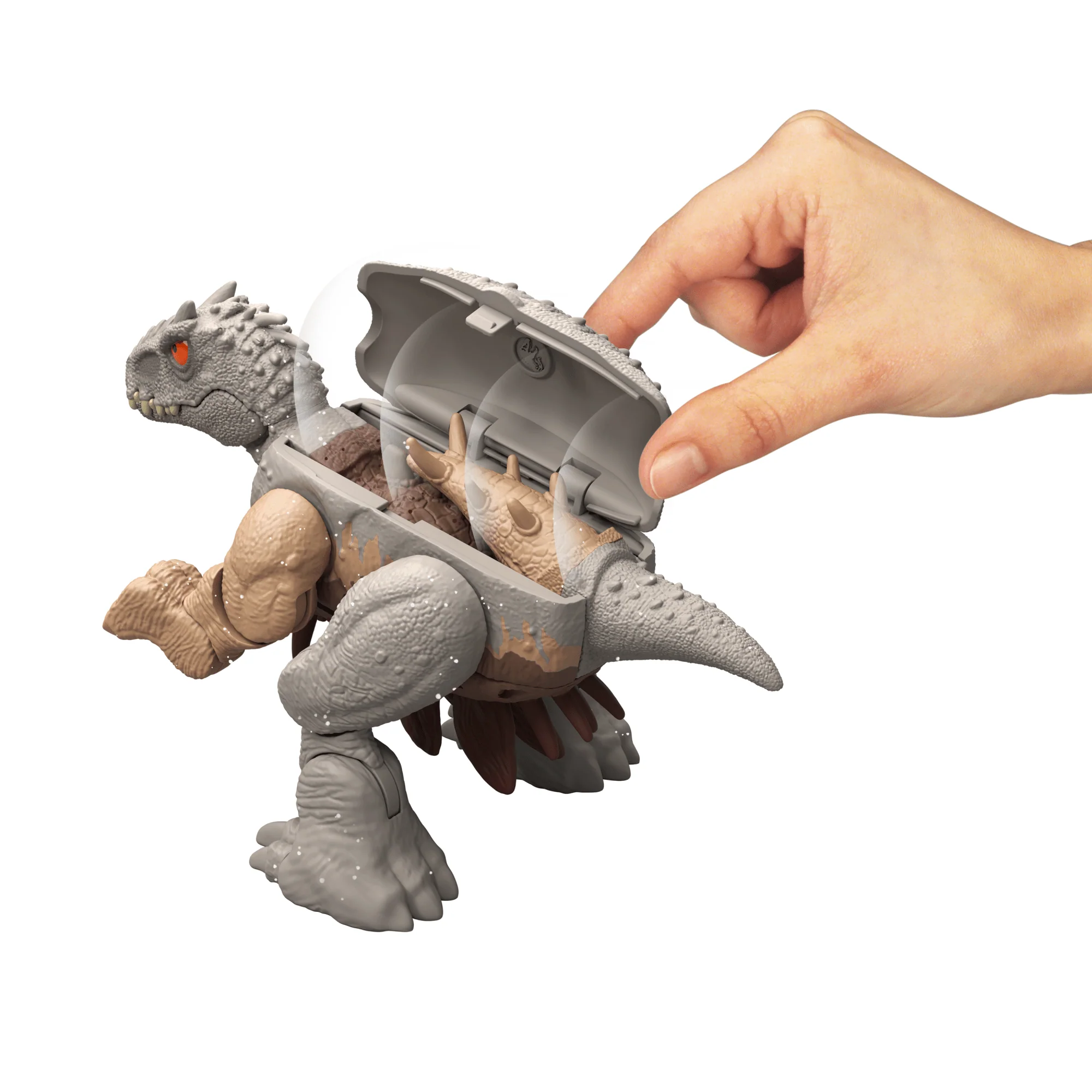 Jurassic World Kentrosaurus To indominus Rex Dinosaur Transforming Toy, Double Danger