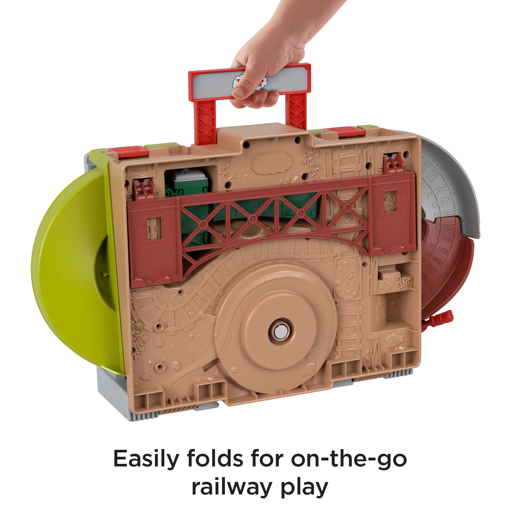 Thomas & Friends Sodor Take-Along Train Set, Portable Track Playset