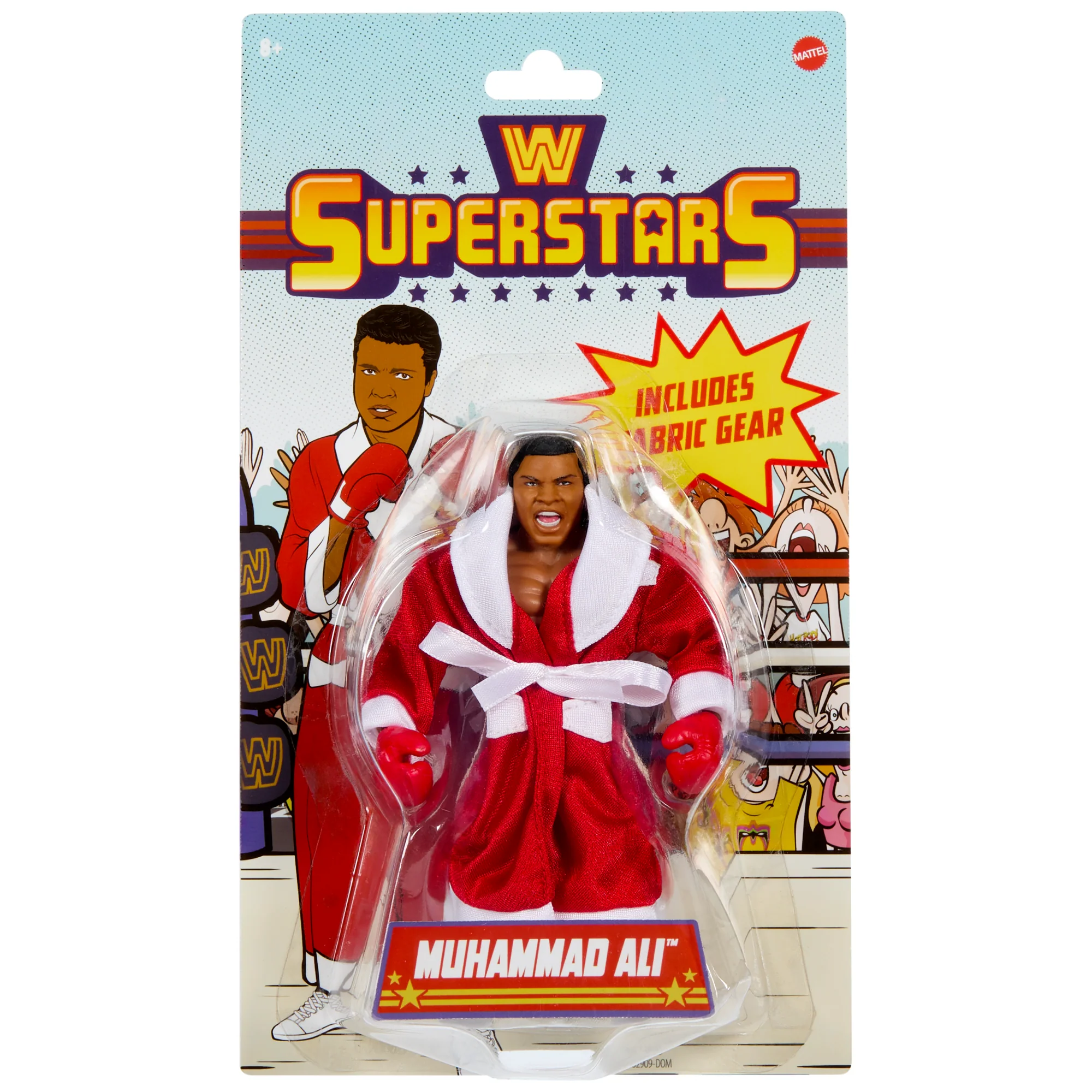 WWE Superstars Muhammad Ali Action Figure & Accessories Set, 6-inch Retro Collectible With Articulation
