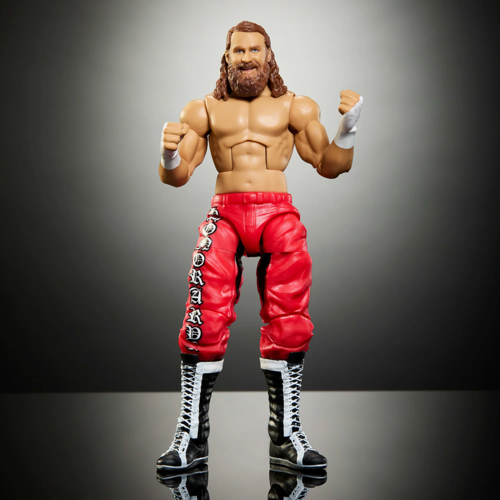 WWE Elite Collection Premium Live Event Sami Zayn Action Figure & Accessories, Build-A-Figure Pieces