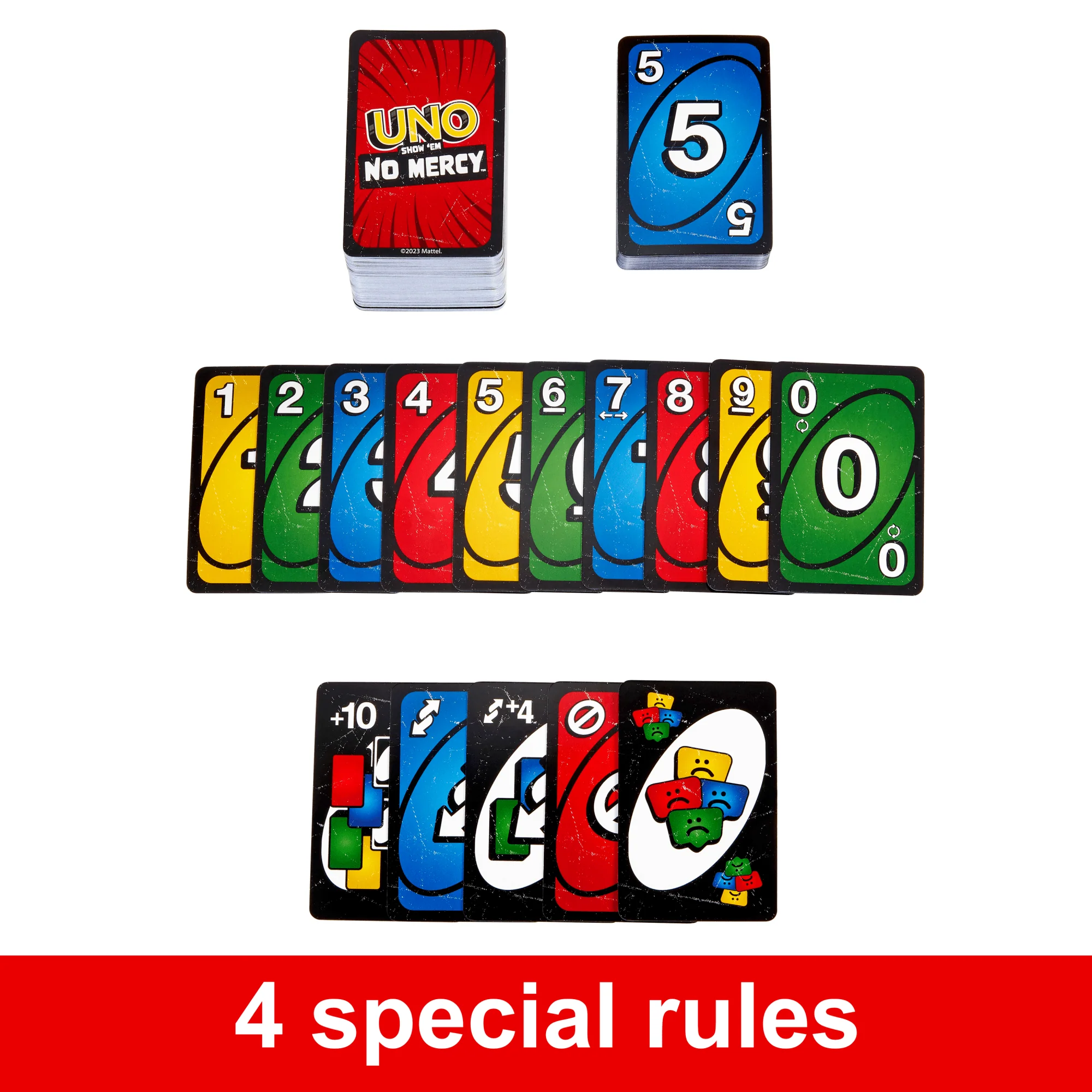 UNO Show ��Em No Mercy Card Game For Kids, Adults & Family Night, Parties And Travel