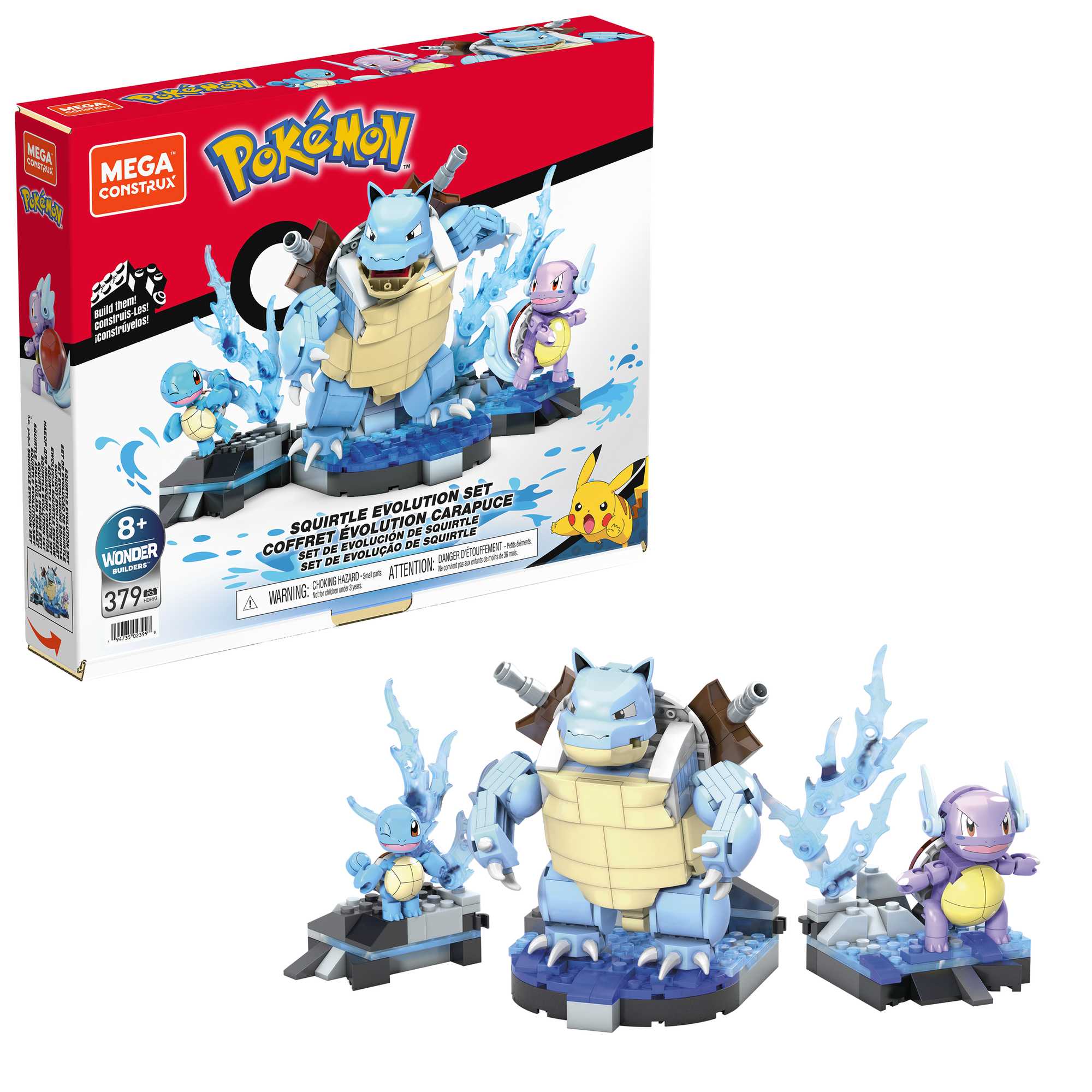 MEGA Pok��mon Squirtle Evolution Construction Set