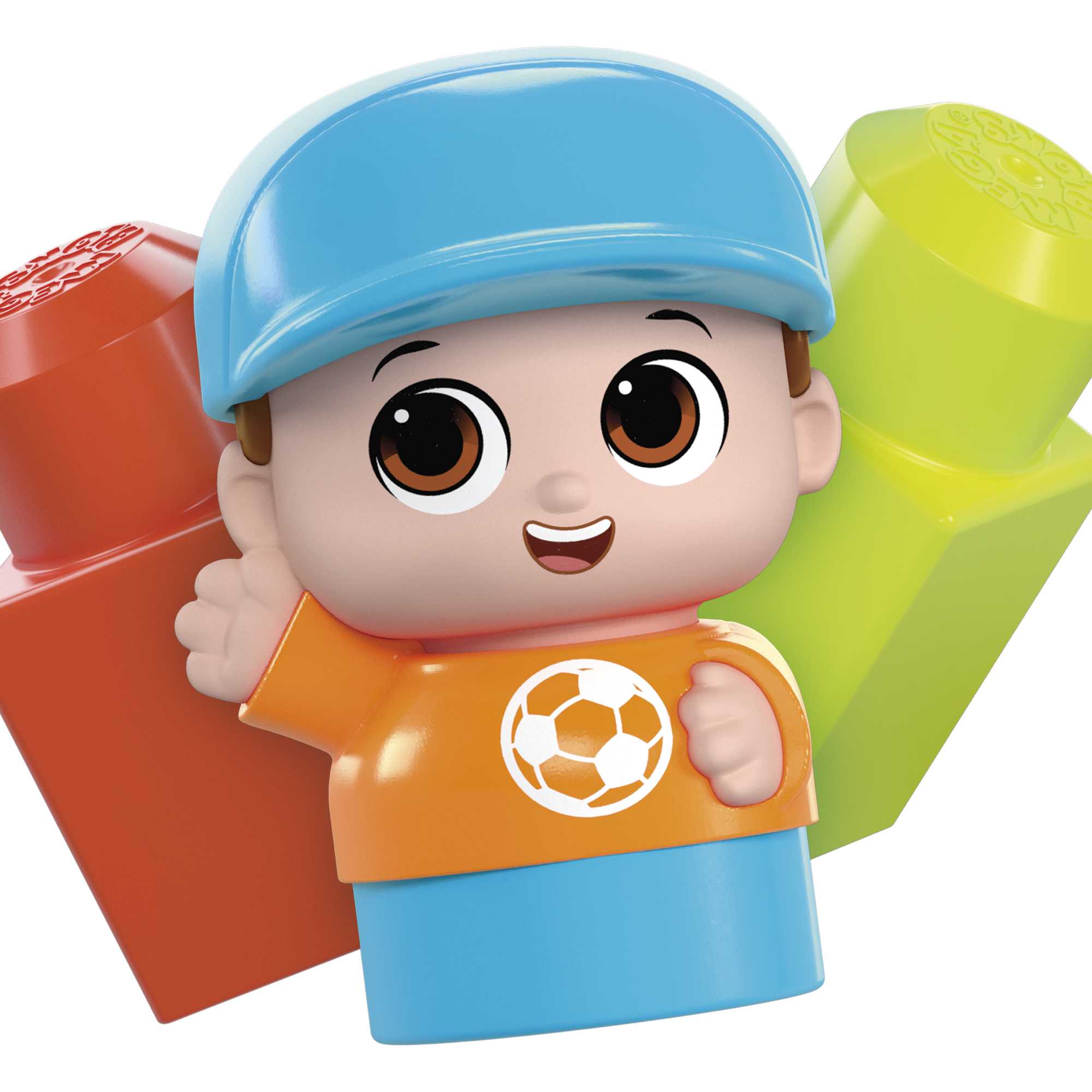 MEGA BLOKS Building Toy Block Spinning Wagon With 1 Figure (20 Pieces) For Toddler