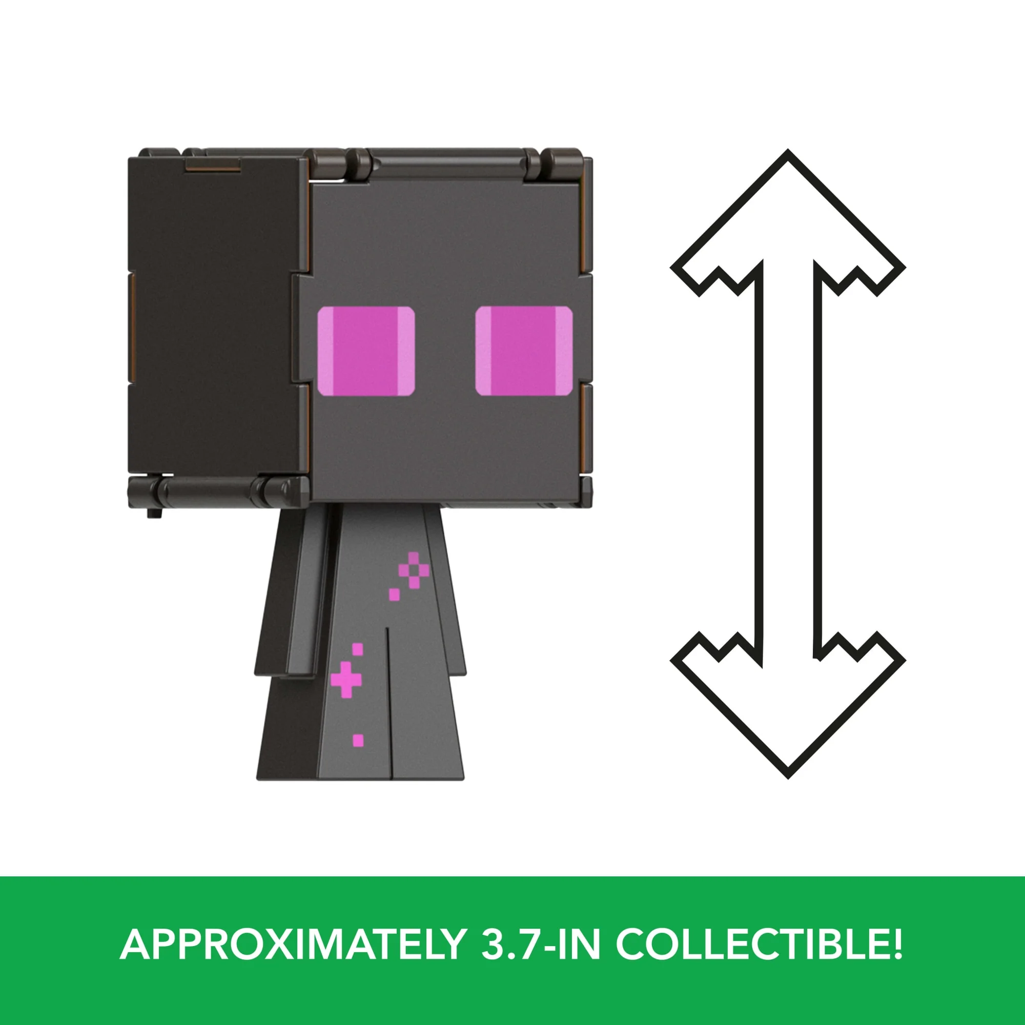 Minecraft Flippin�� Figs Figures Collection, 2-in-1 Fidget Play, 3.75-in Scale & Pixelated Design (Characters May Vary)